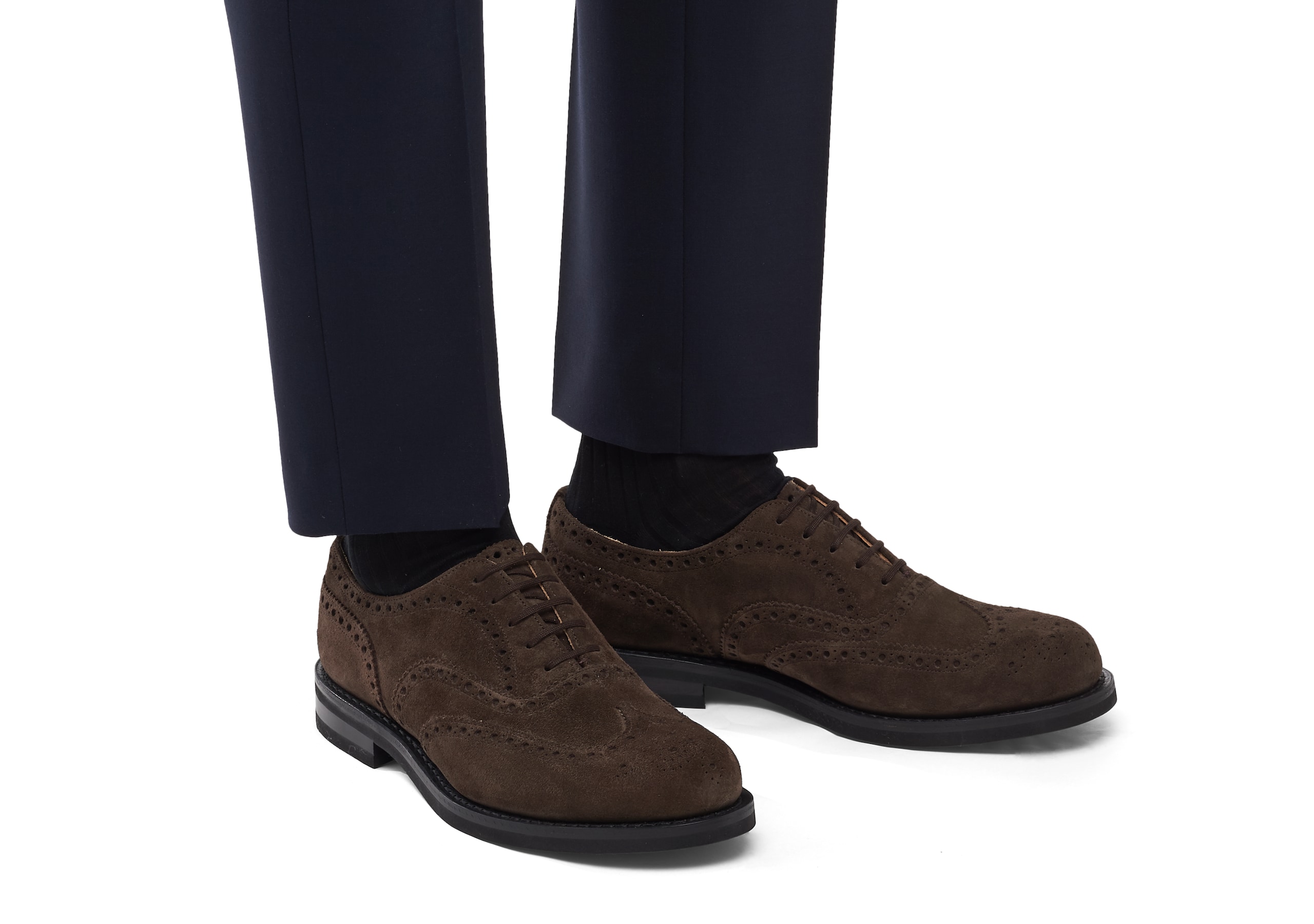 Amersham lw Church's Castoro Suede Oxford Brogue Brown