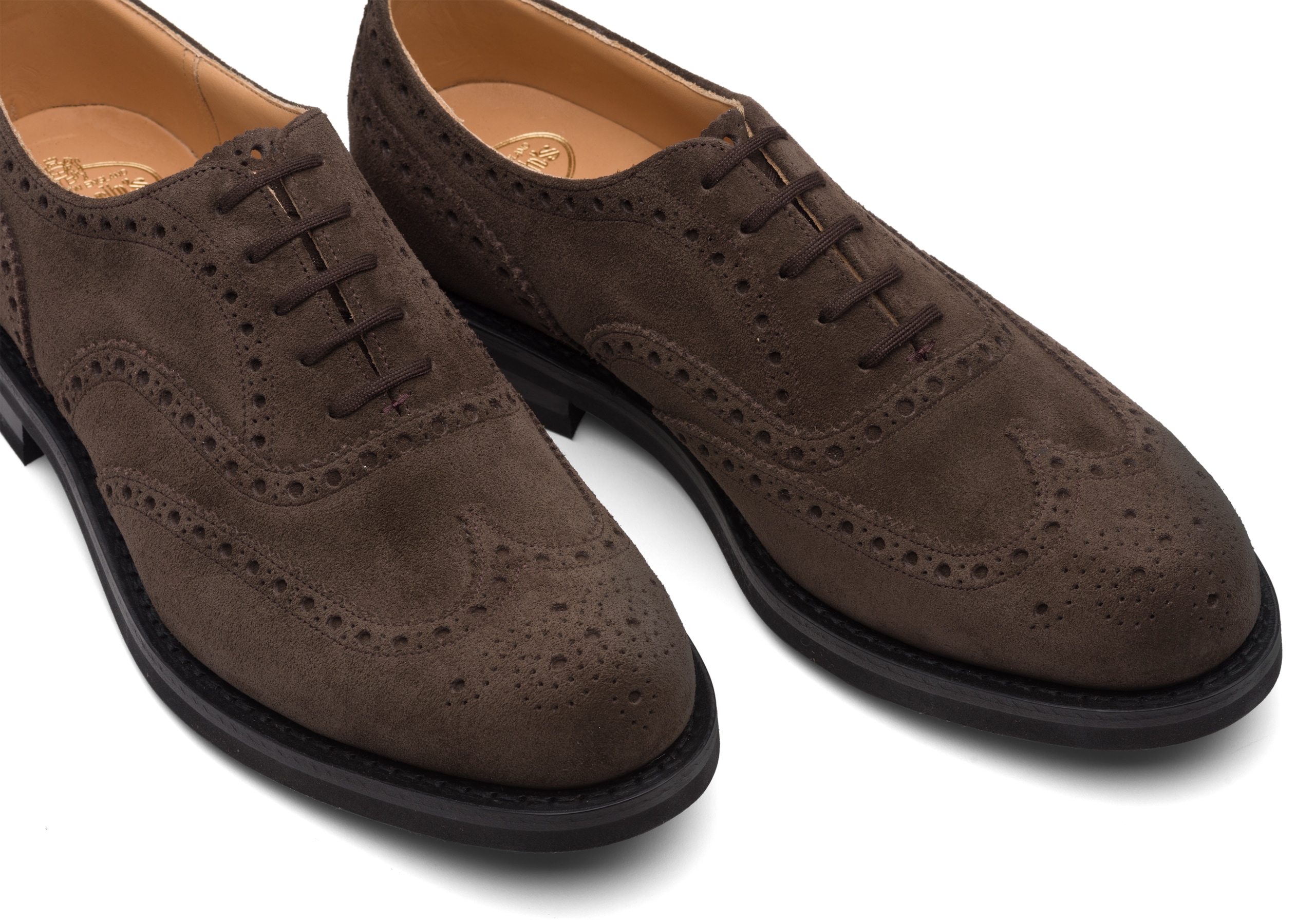 Amersham lw Church's Castoro Suede Oxford Brogue Brown