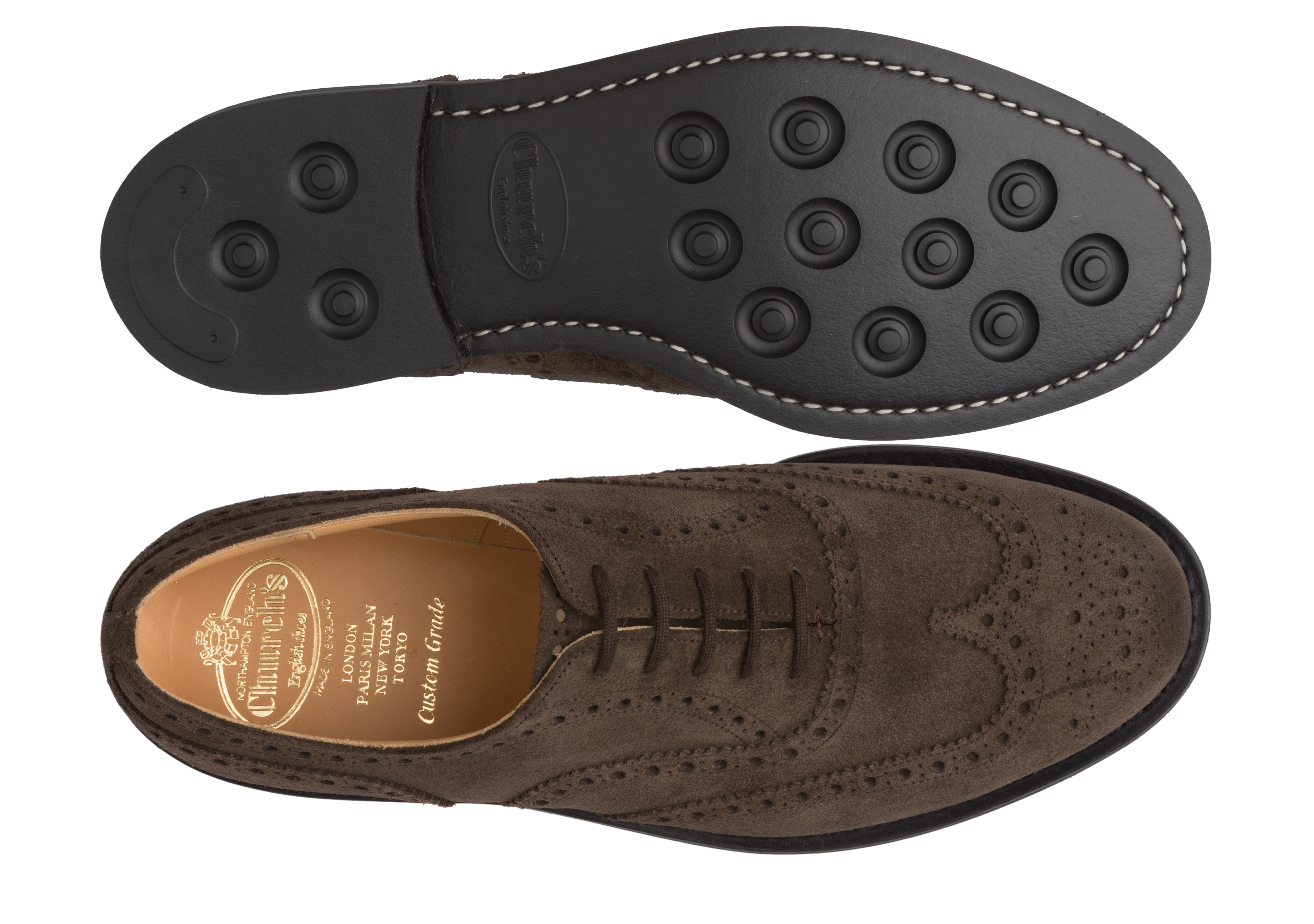 Church's suede sale brogues