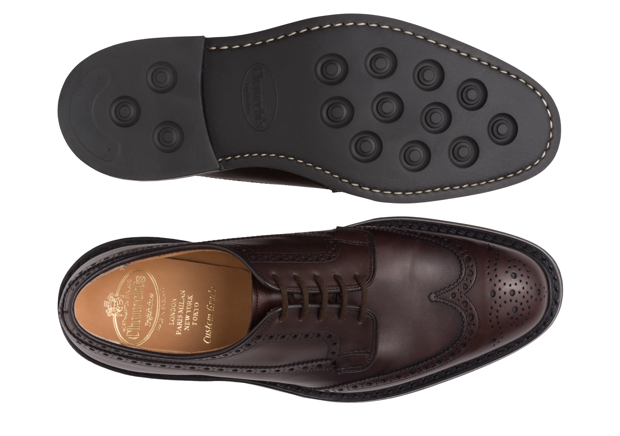 Grafton r lw Church's Nevada Leather Derby Brogue Brown