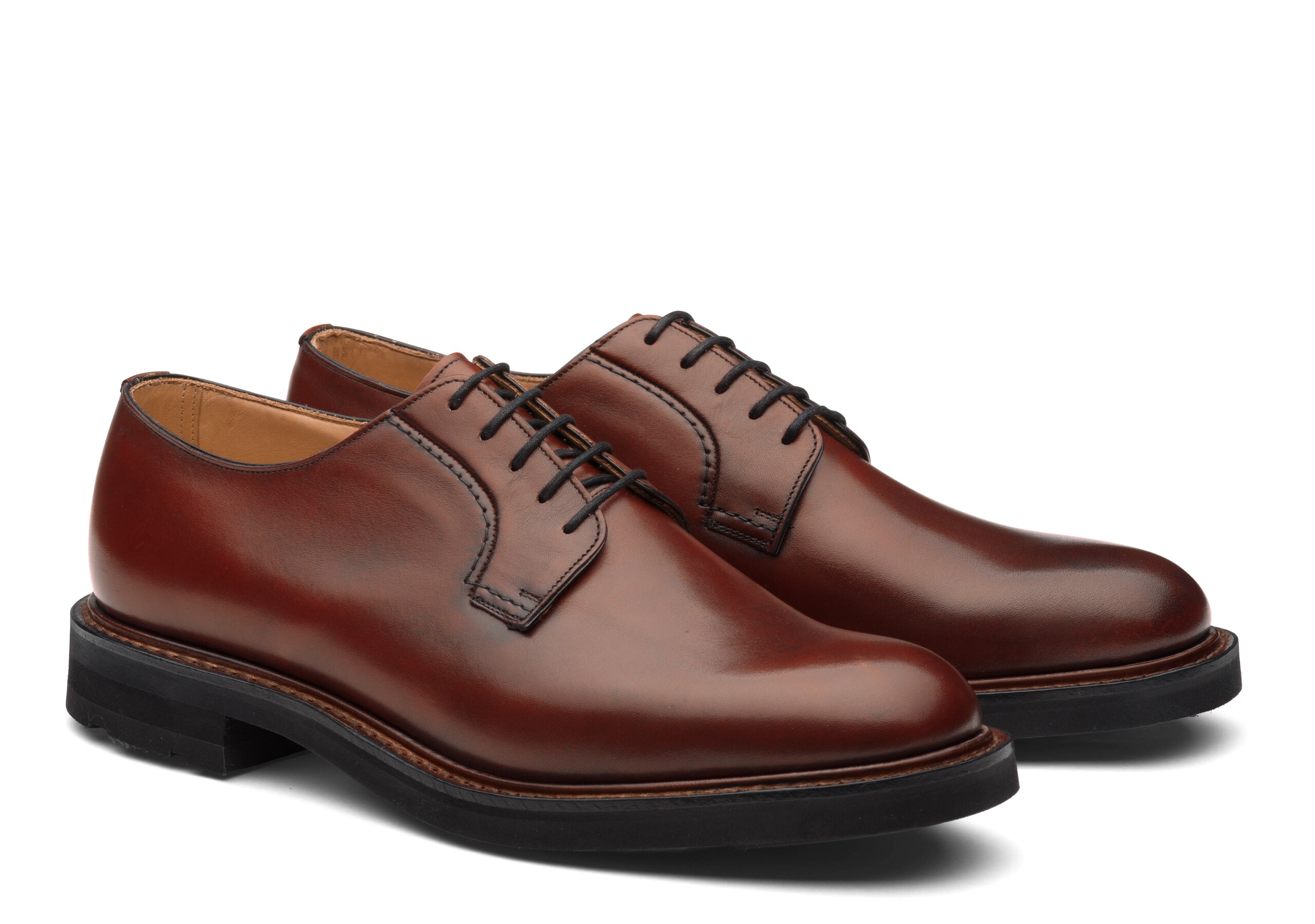 Woodbridge  lw Church's Calf Leather Derby Brown