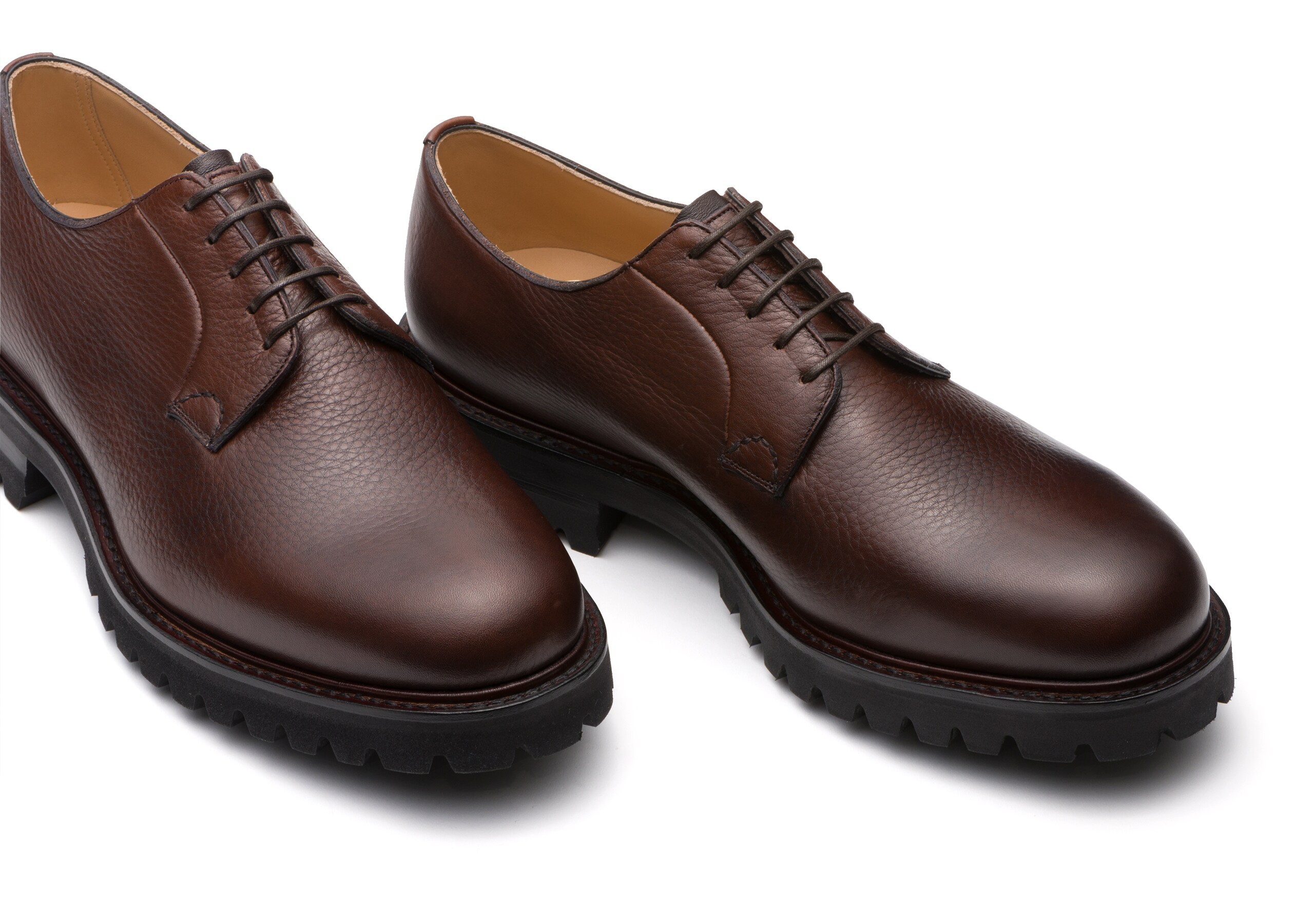 Shannon  t Church's Soft Grain Calf Leather Derby Brown