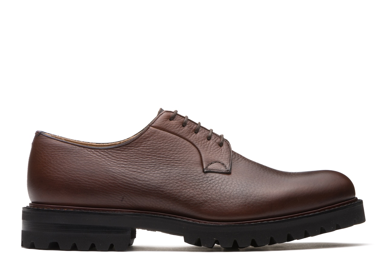 Men's Soft Grain Calf Leather Derby Brown | Church's