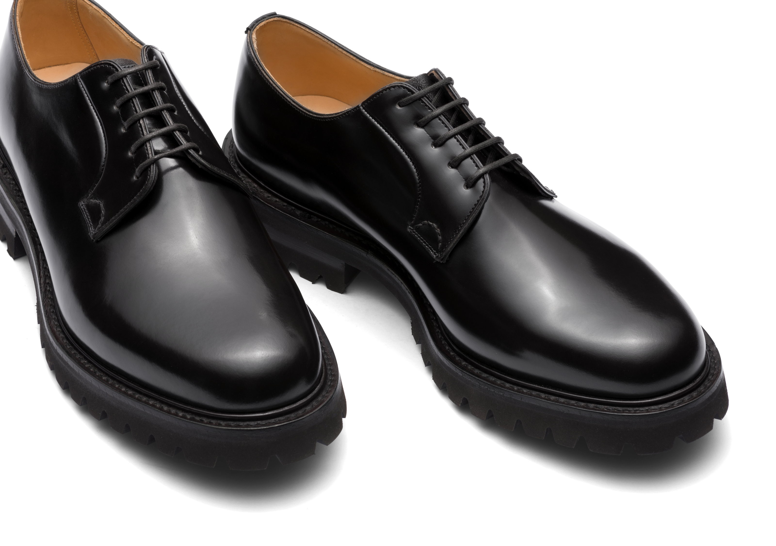 Shannon t Polished Binder Lace-Up Derby Black