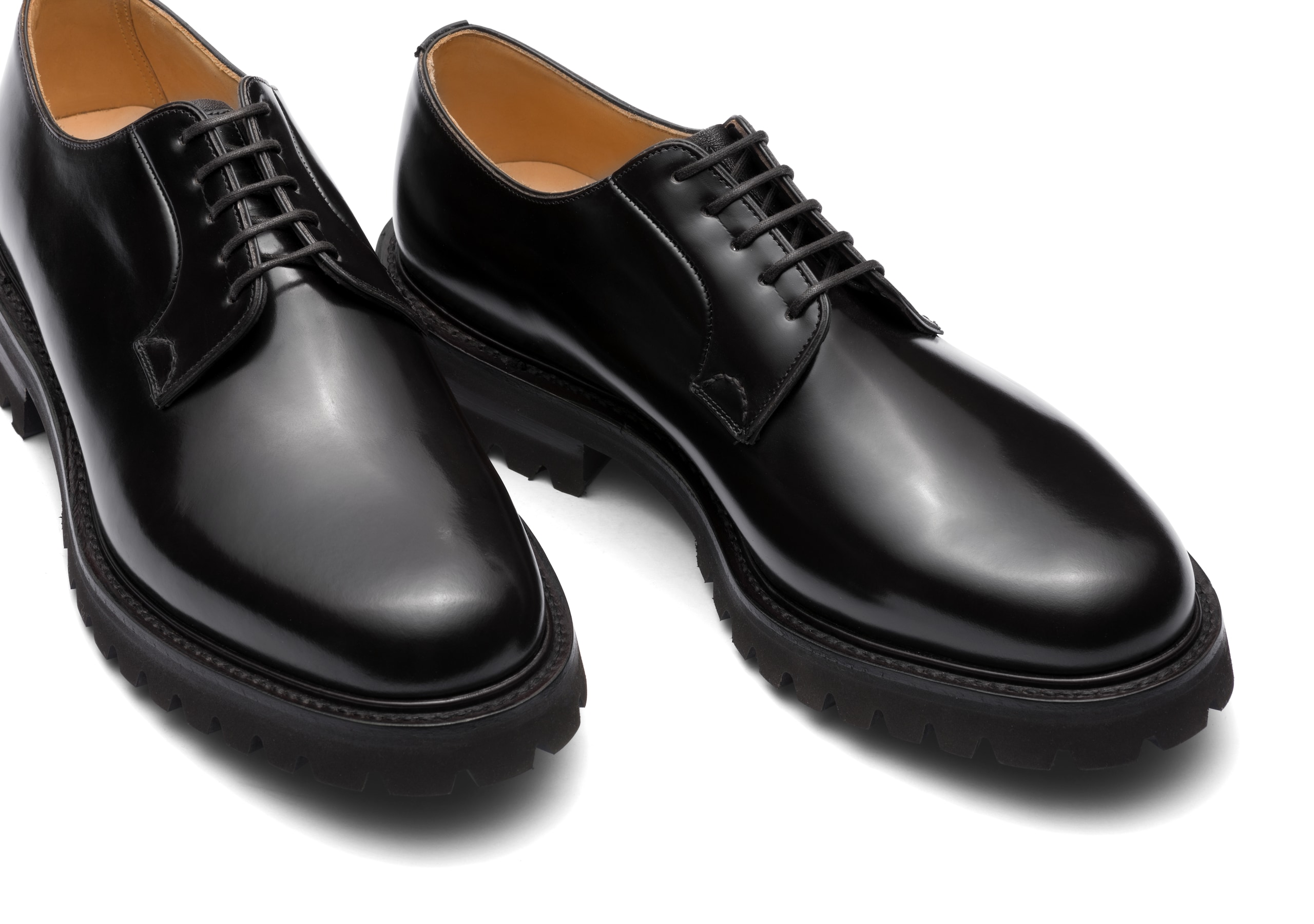 Shannon  t Church's Polished Binder Lace-Up Derby Black