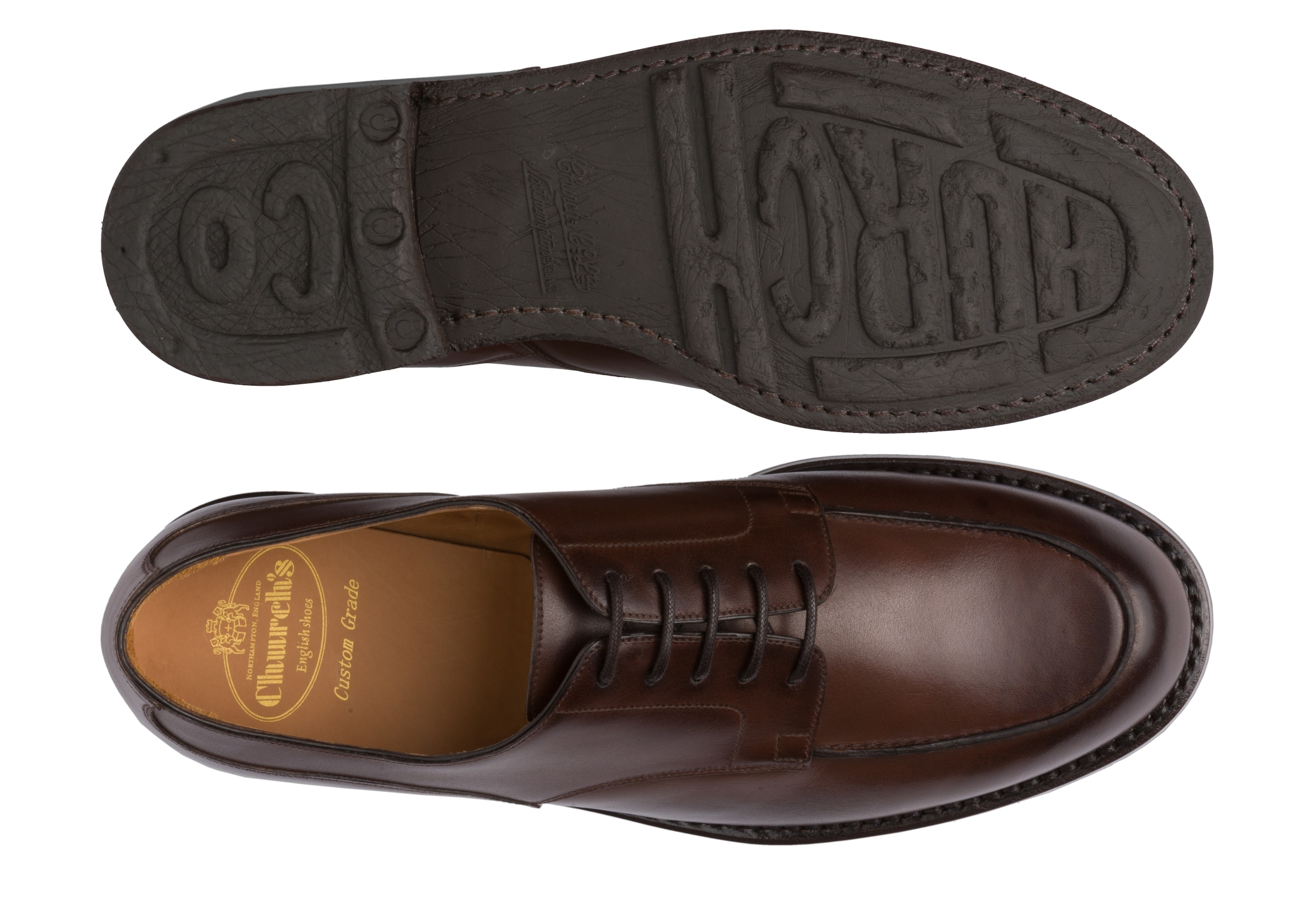 Hindley Church's Derby en Cuir Nevada Marron