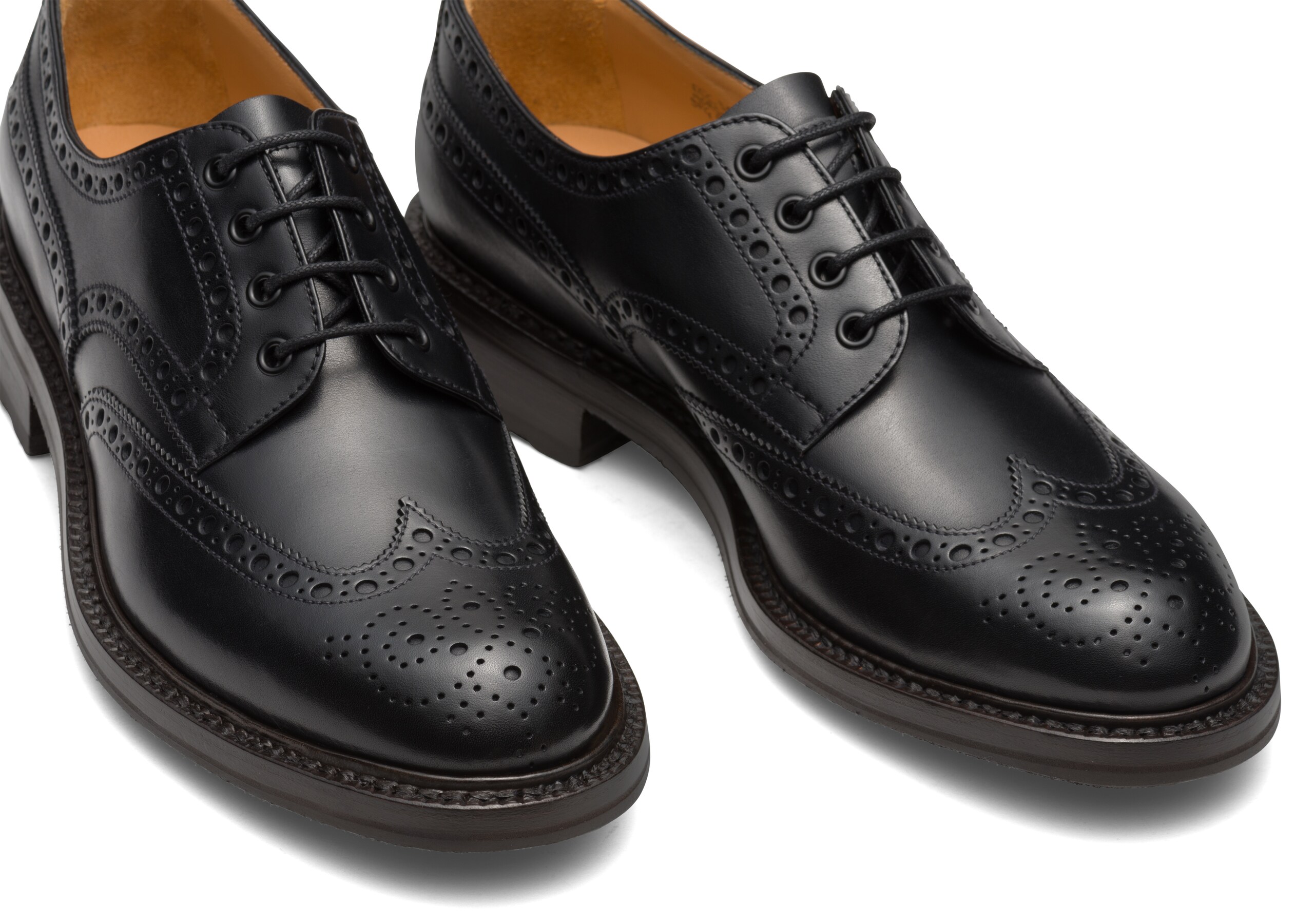 Horsham Church's Prestige Calf Leather Derby Brogue Black