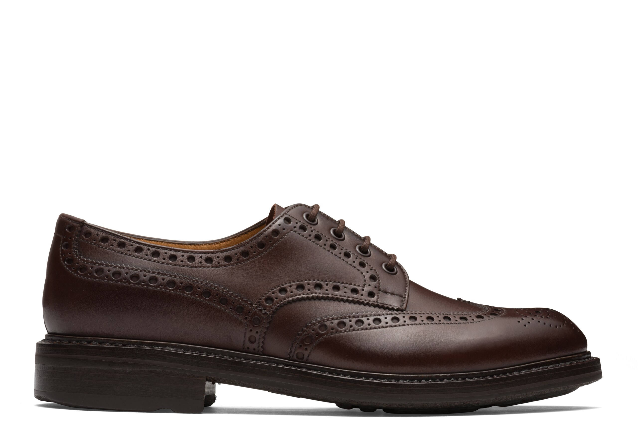 Horsham Church's Prestige Calf Leather Derby Brogue Brown