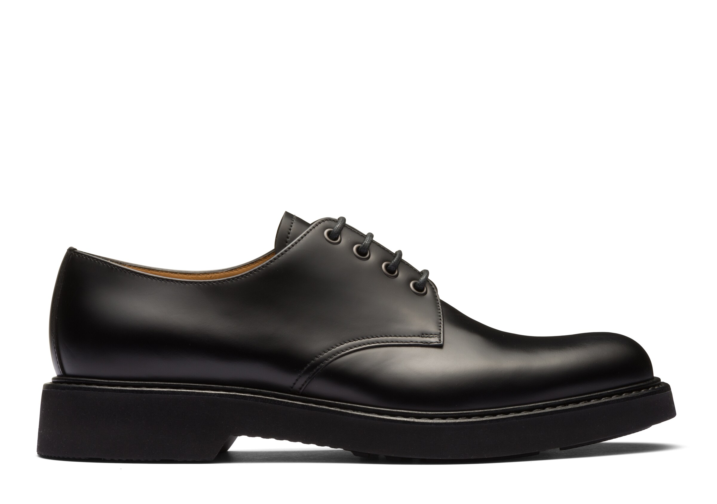 Church Rois Calf Leather Derby, Man, Black, Size 7