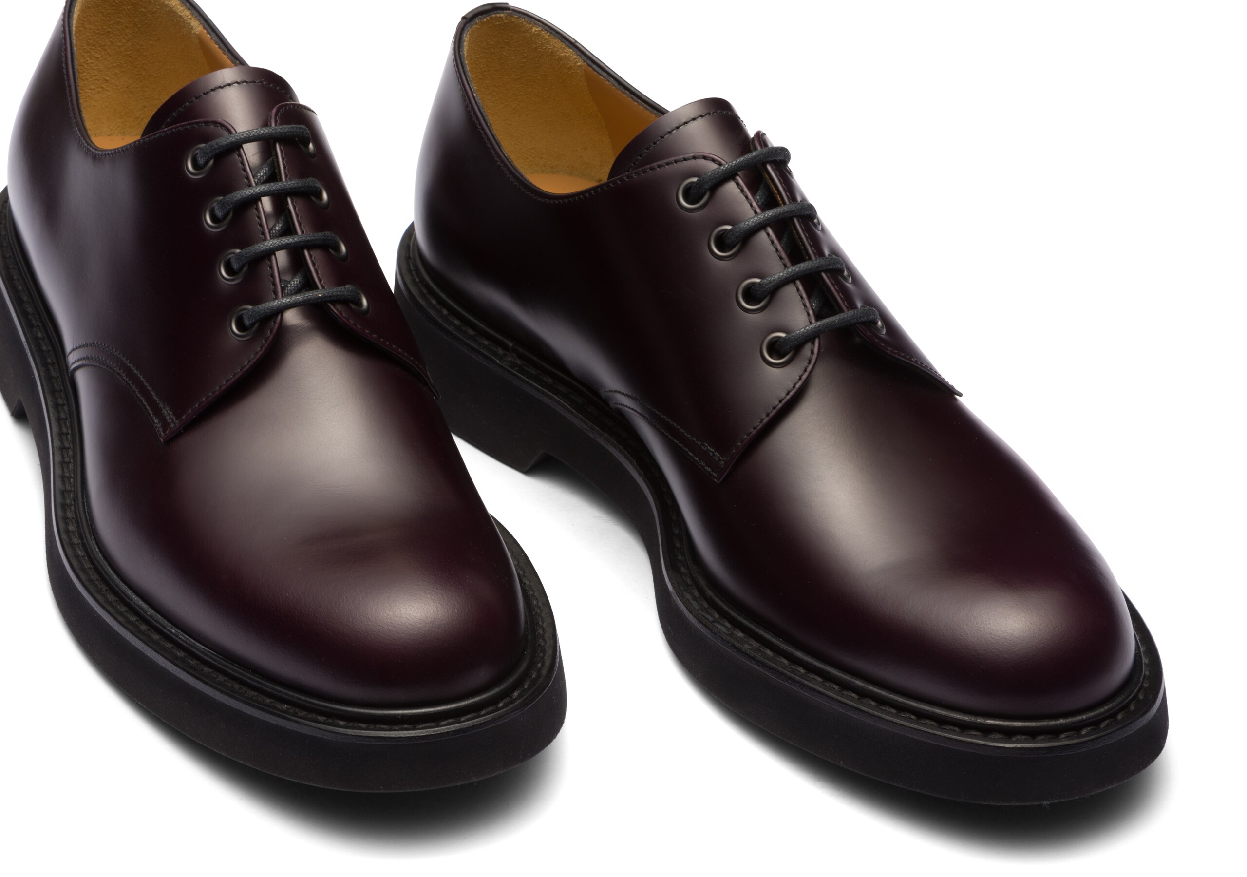 Lymm Church's Derby en cuir de veau Rois Rouge