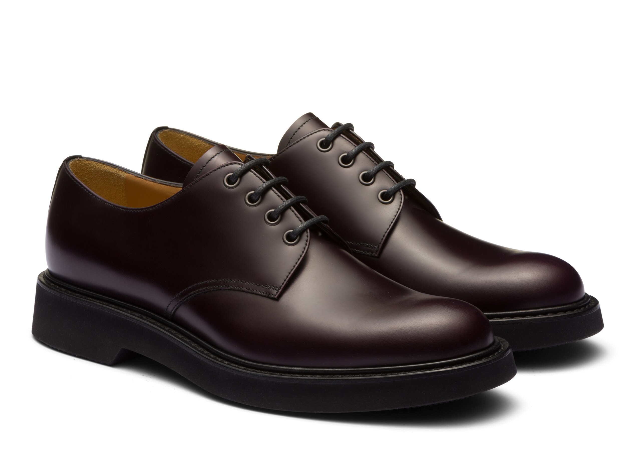 Lymm Church's Derby en cuir de veau Rois Rouge