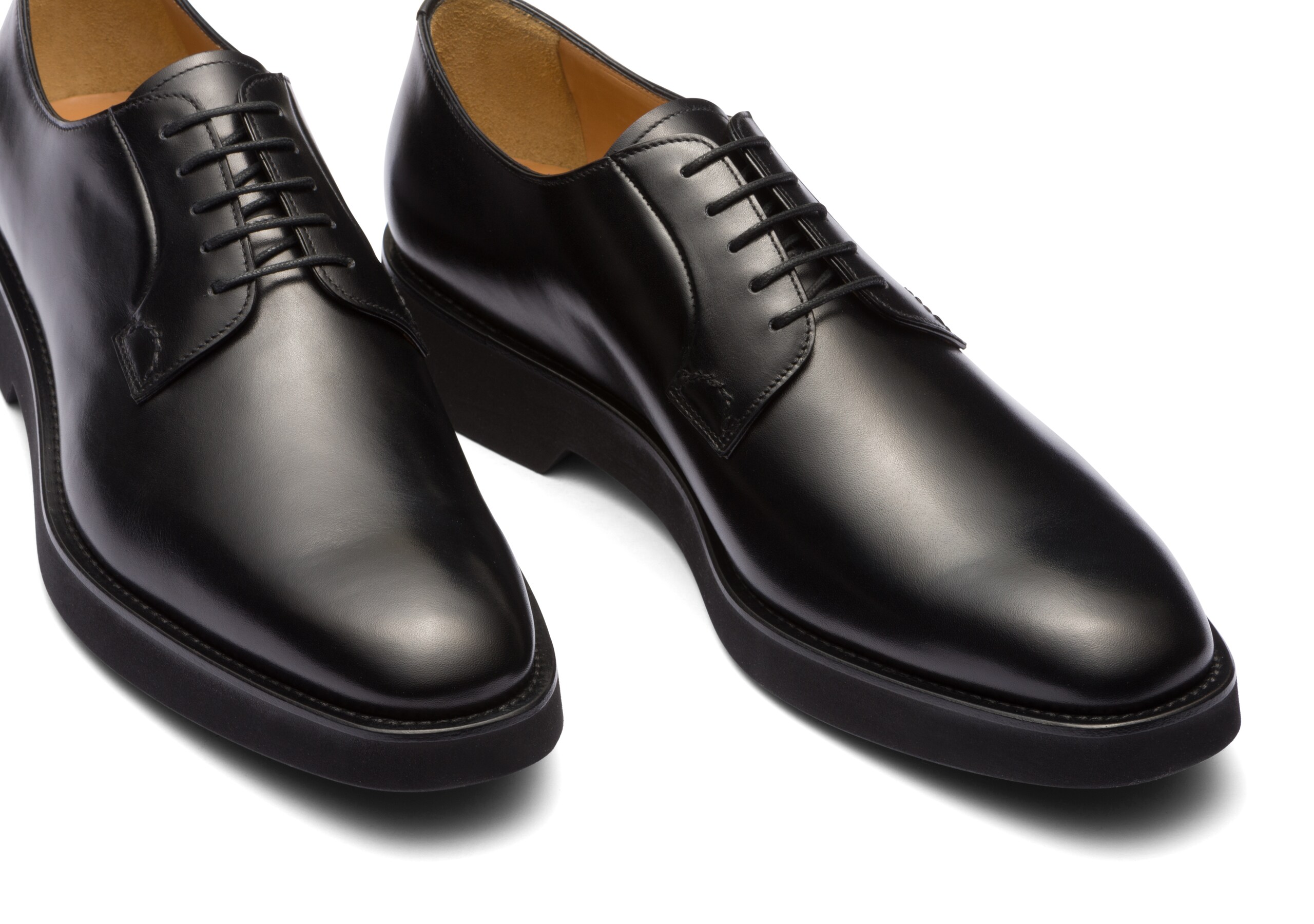 Stratton l Church's Calf Leather Derby Black