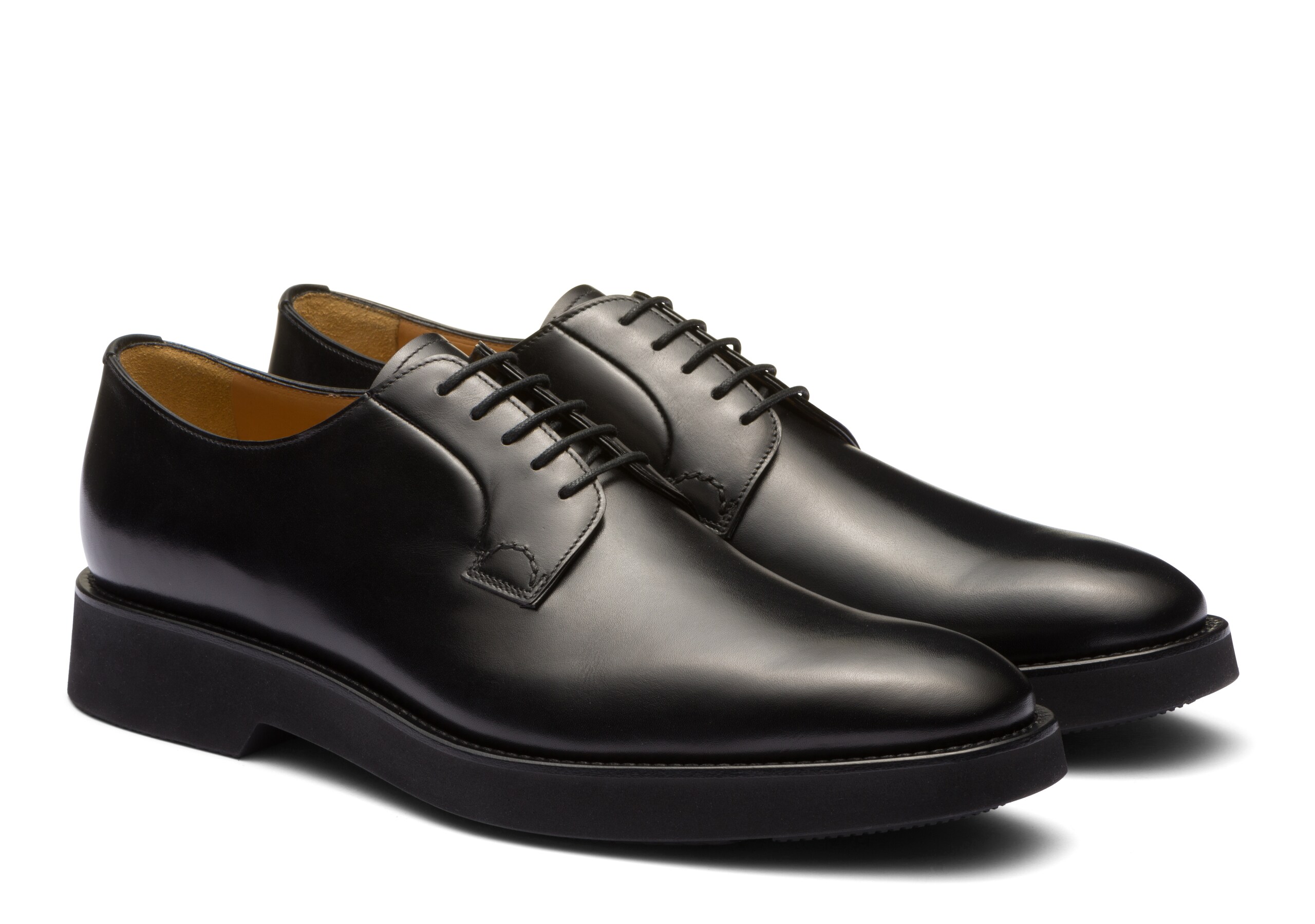 Stratton l Church's Calf Leather Derby Black