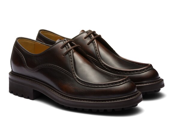 Church's Lymington Chaussure à lacets en cuir Monteria bruni Burnt