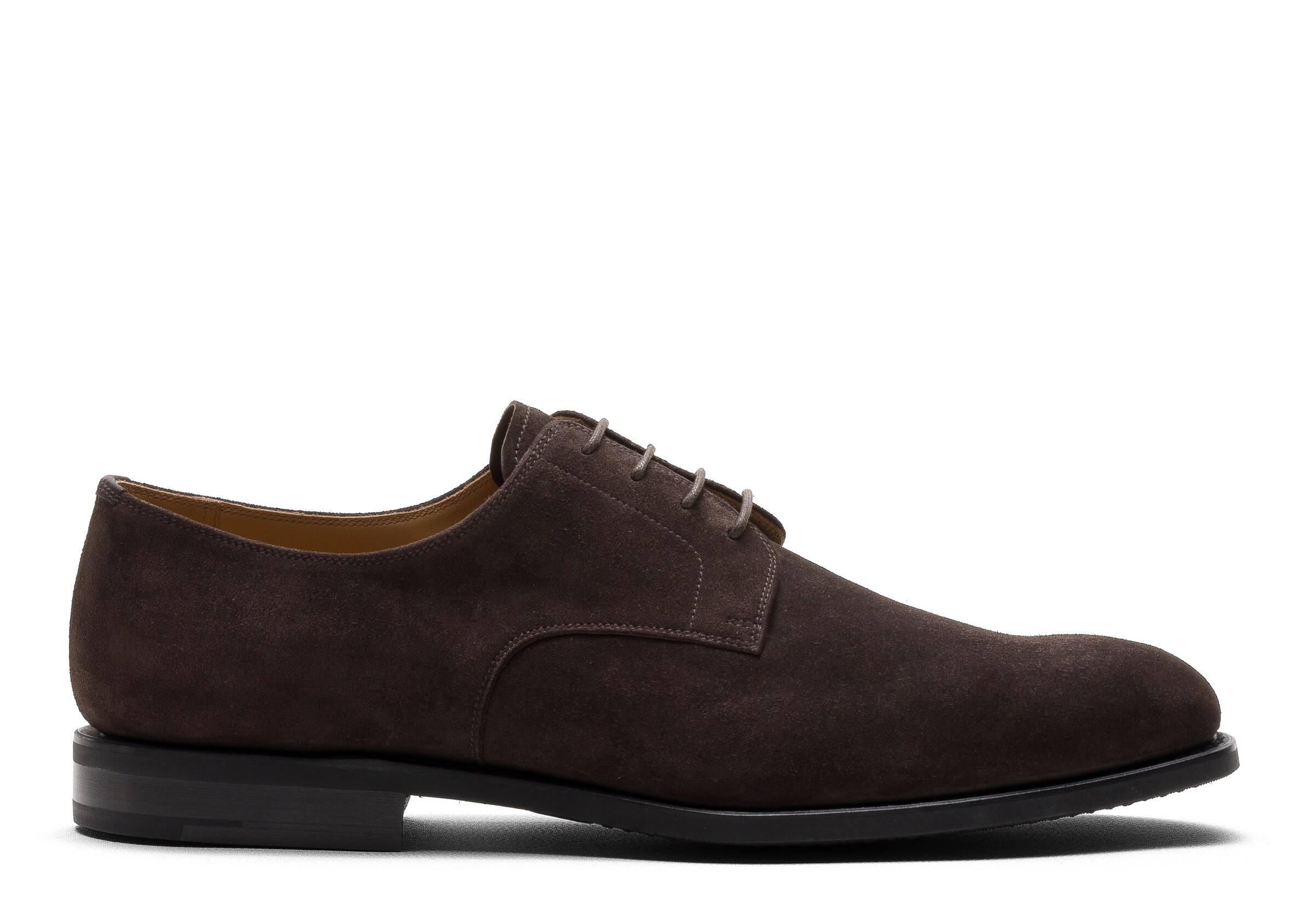 Church Suede Derby, Man, Ebony, Size 7,5