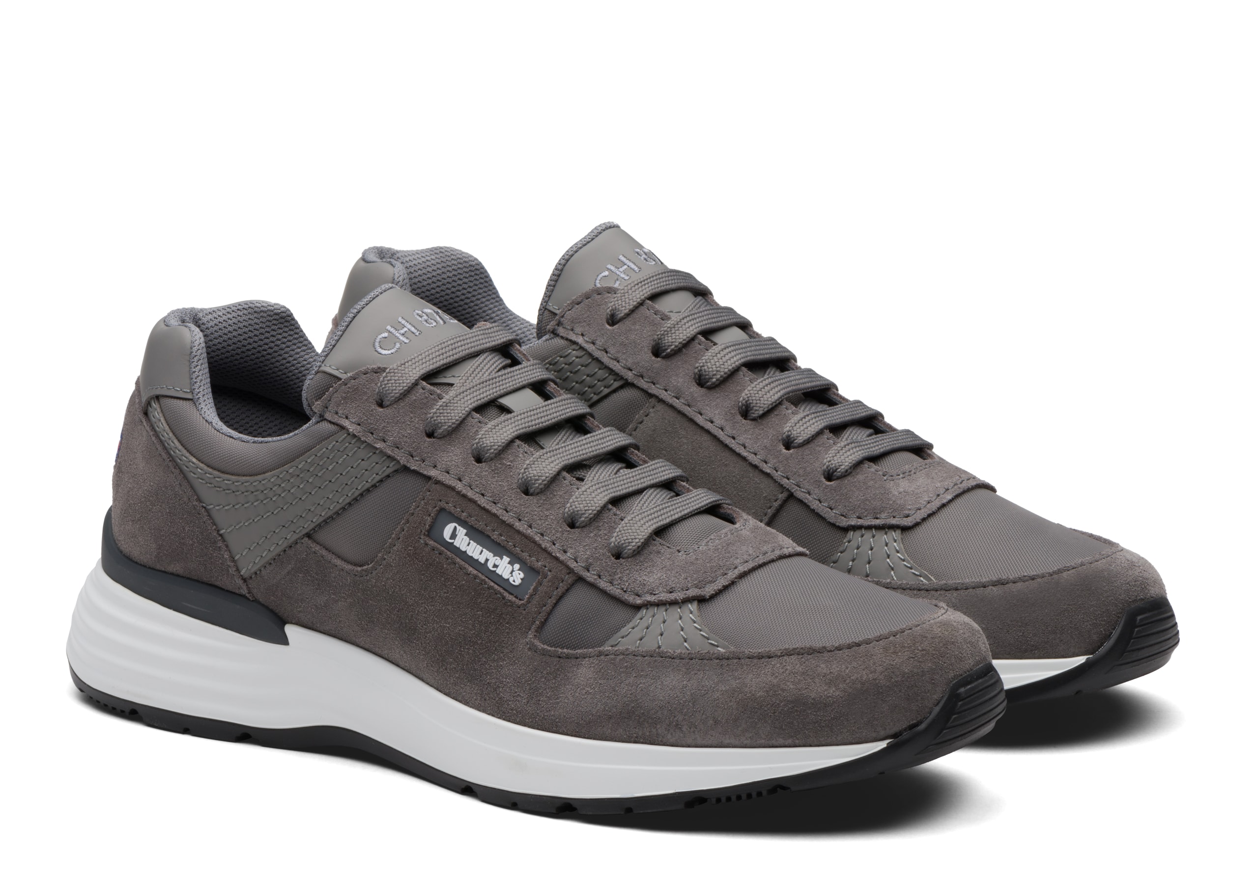 retro suede sneakers