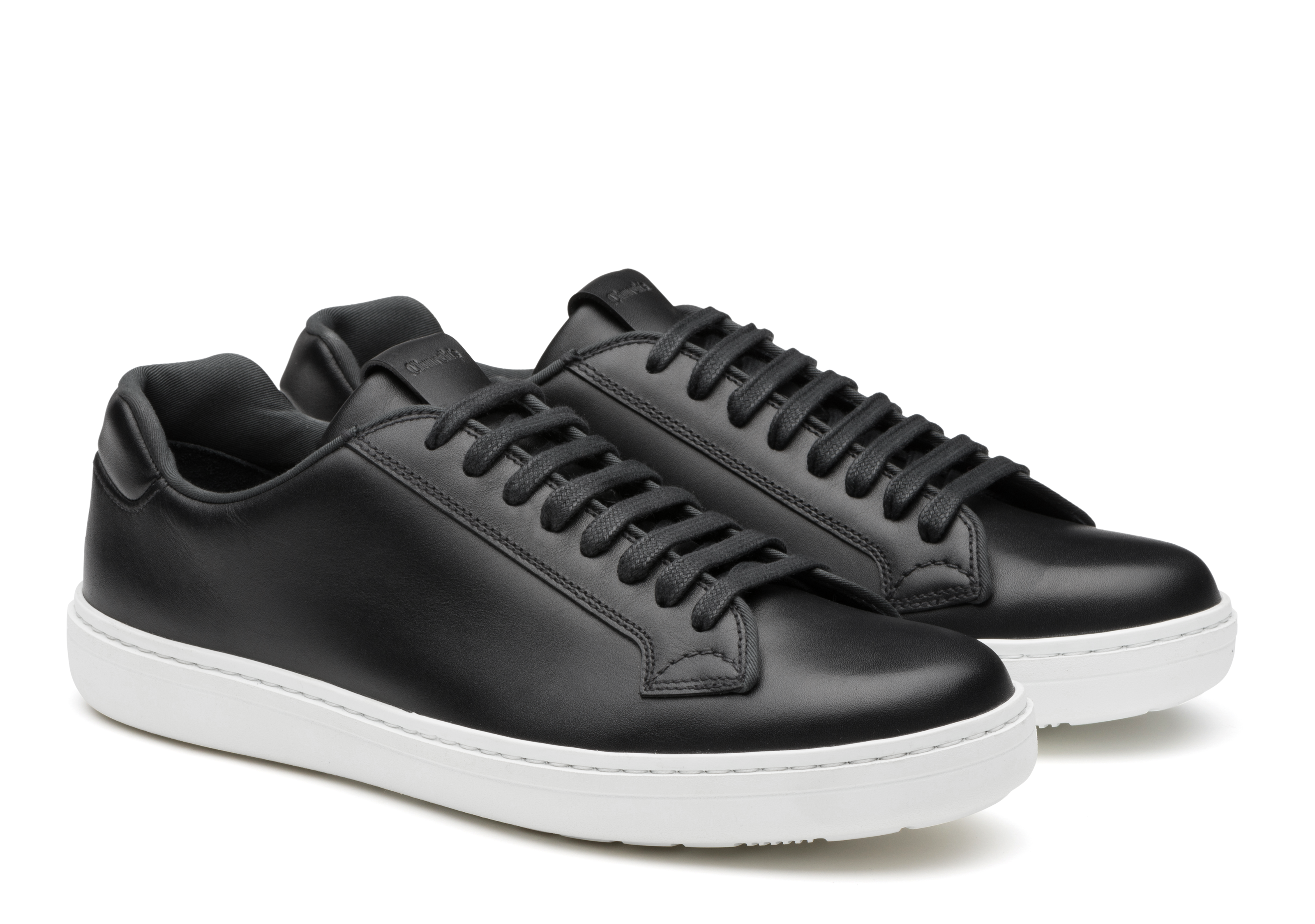 black and white church shoes