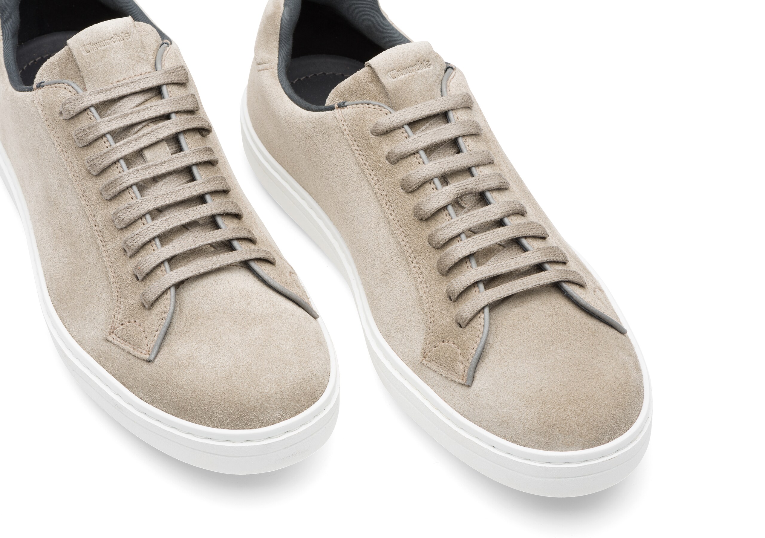 Boland Church's Sneaker Classica in Pelle Scamosciata Grigio