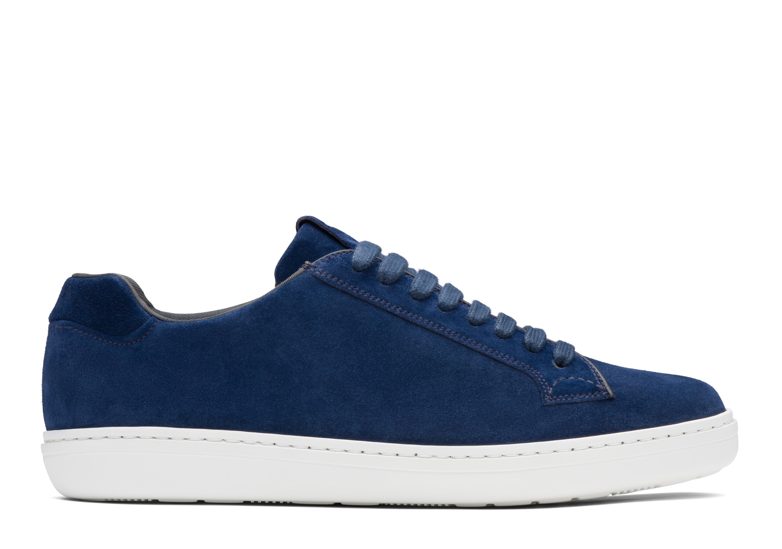 Boland Church's Basket Classique en Veau Velours Bleu