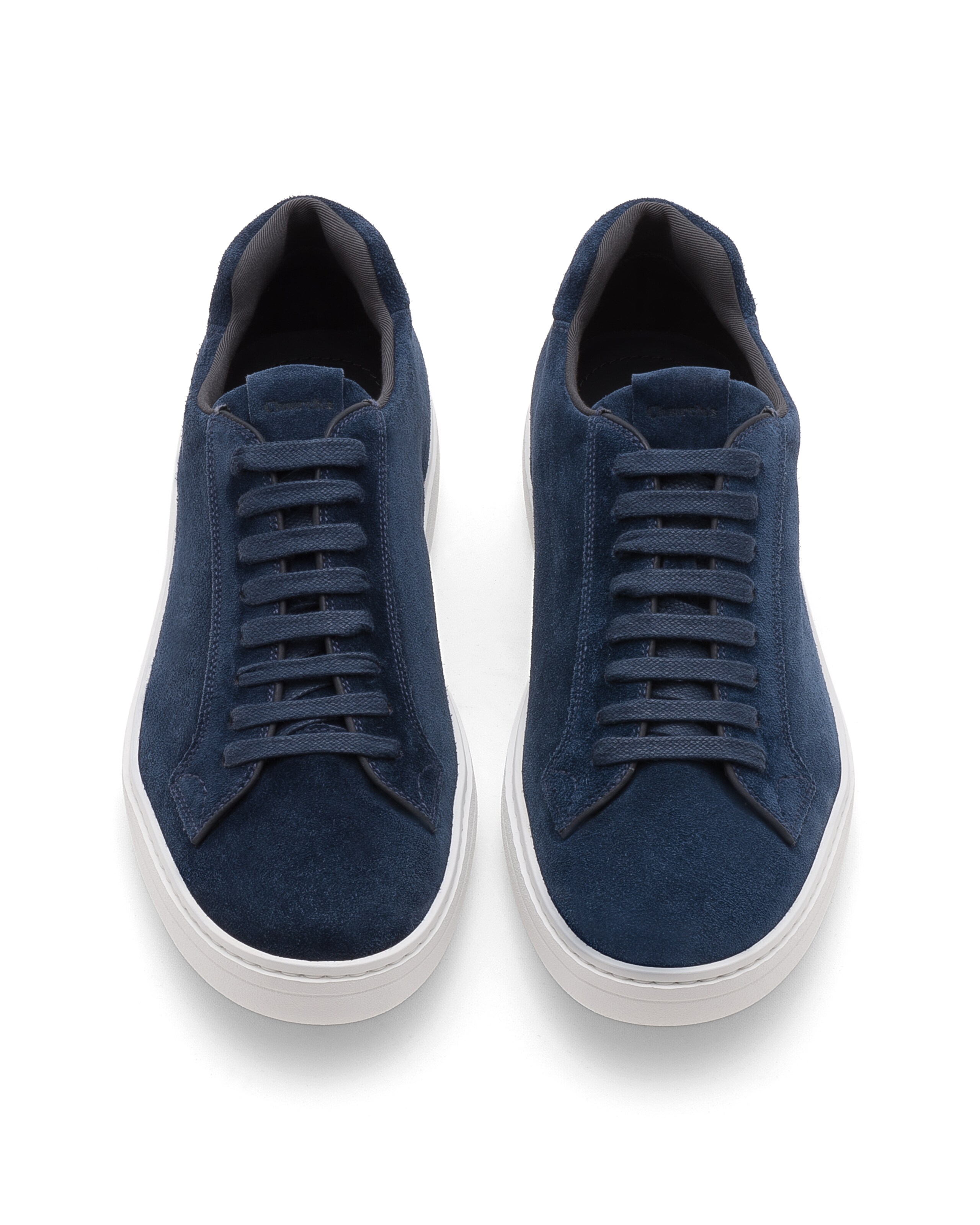 Boland Church's Basket Classique en Veau Velours Bleu
