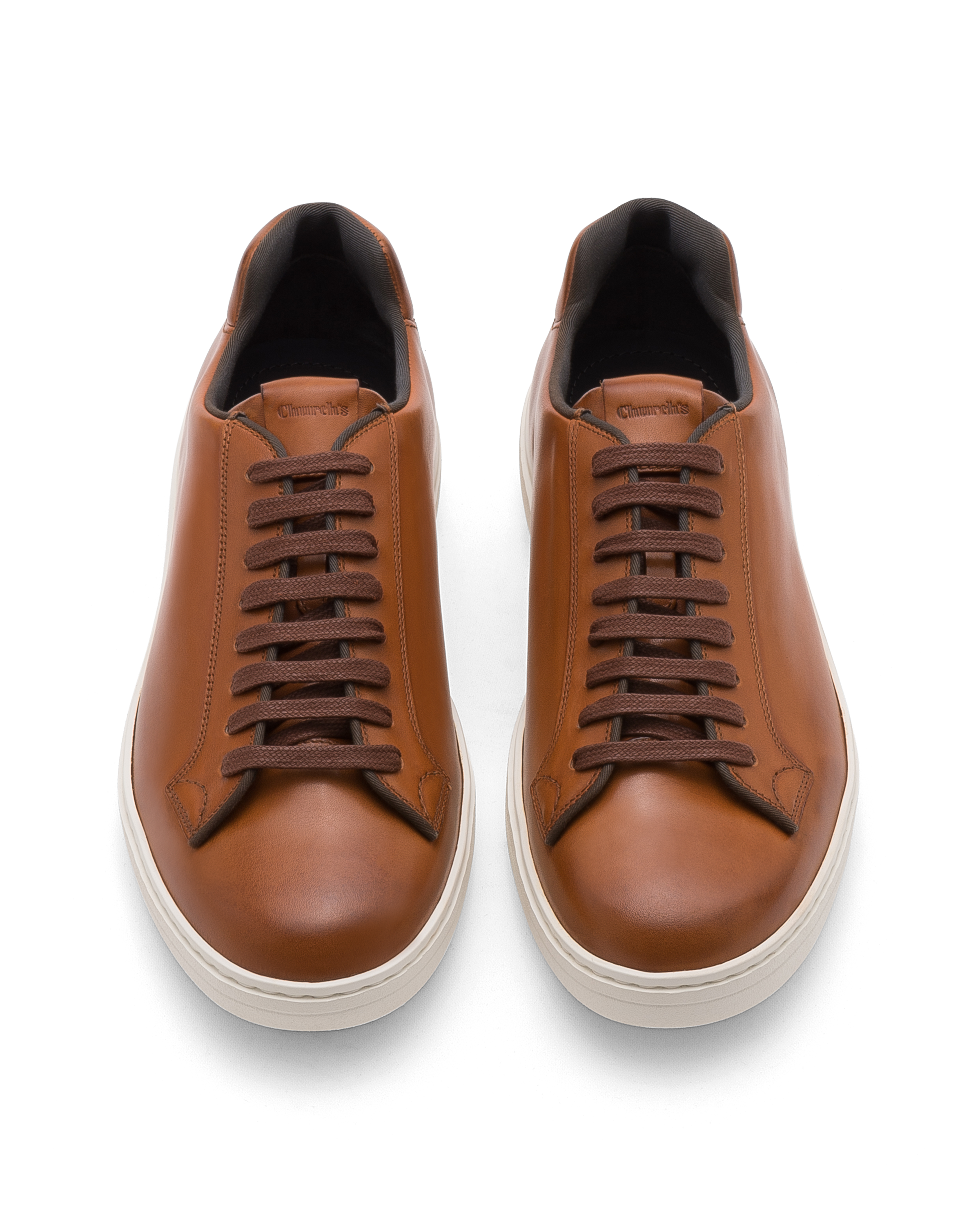 Basket Classique en Cuir Nevada Marron Homme Church s