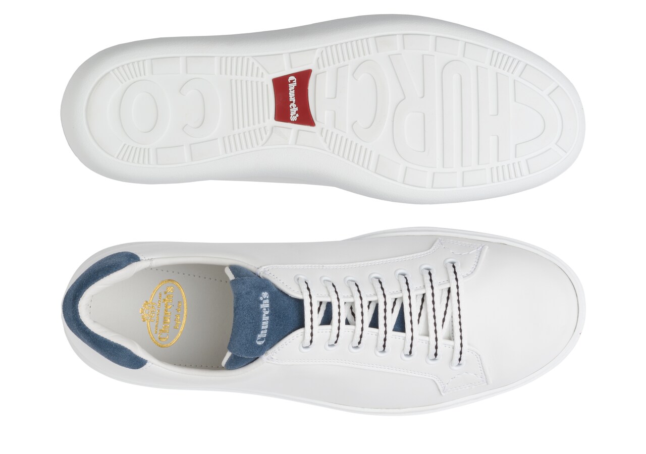 nicklas leather sneaker white