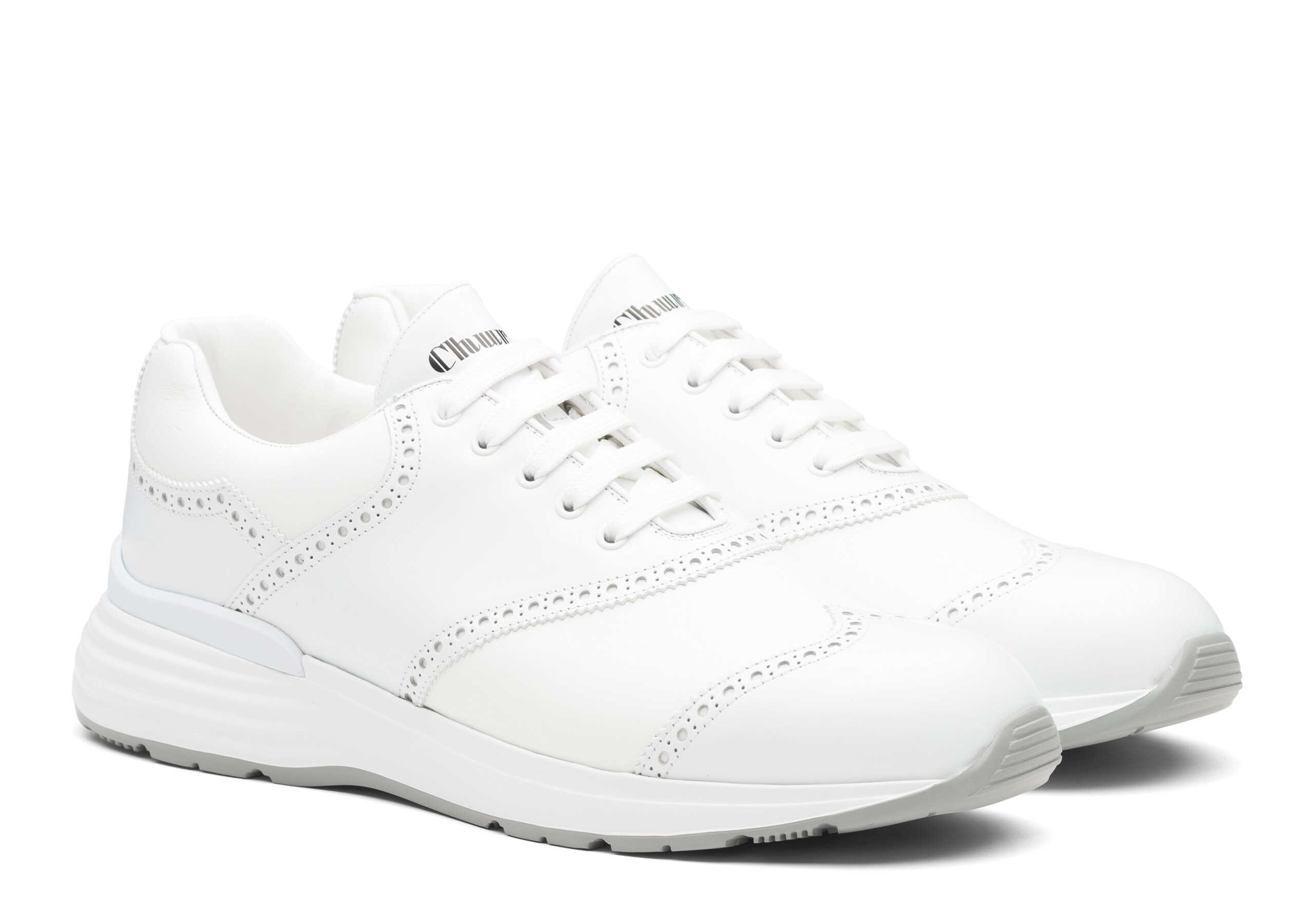 Ch873 golf Church's Rois Calf Sneaker White
