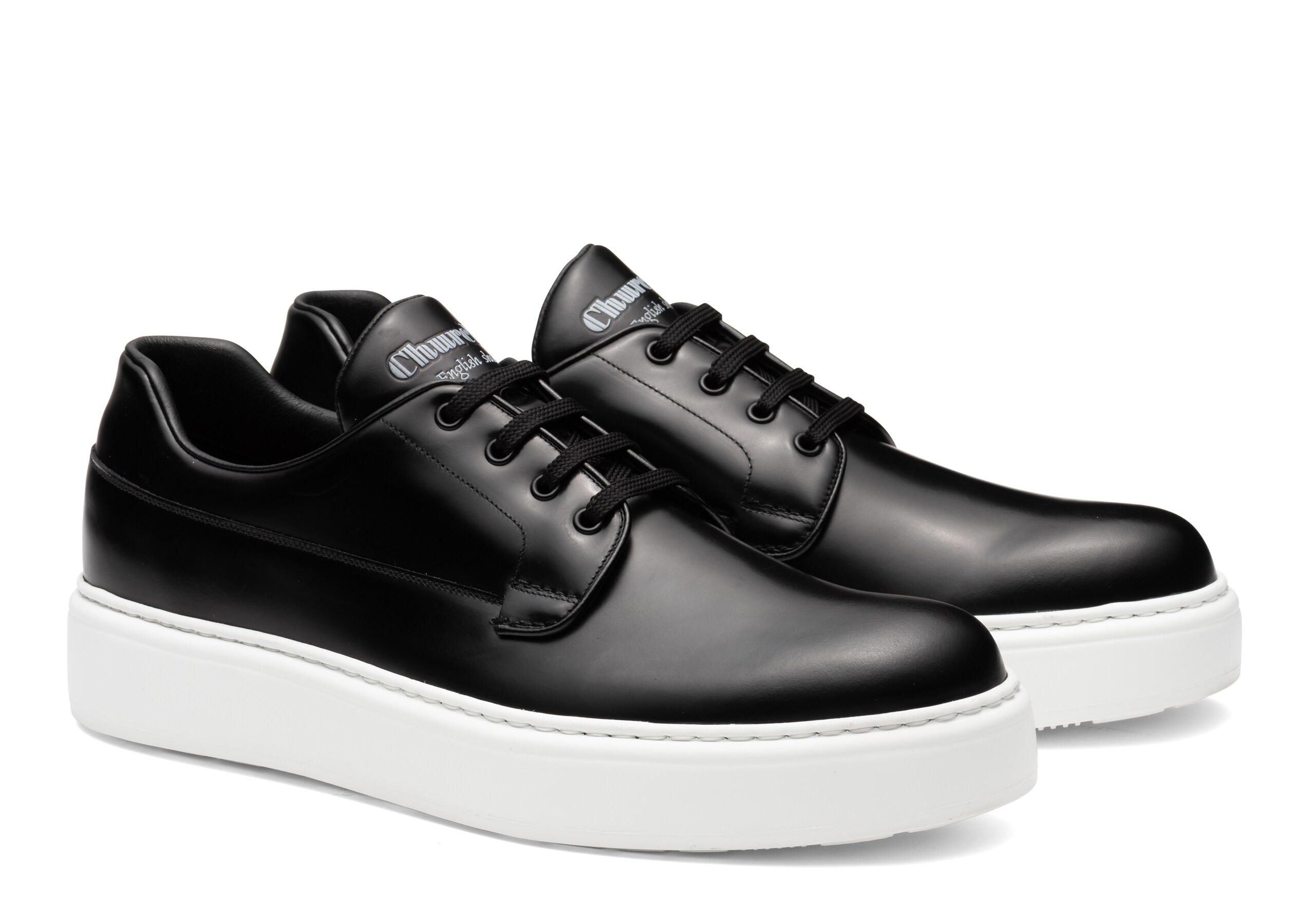Mach 7 Church's Sneaker in Vitello Rois Nero