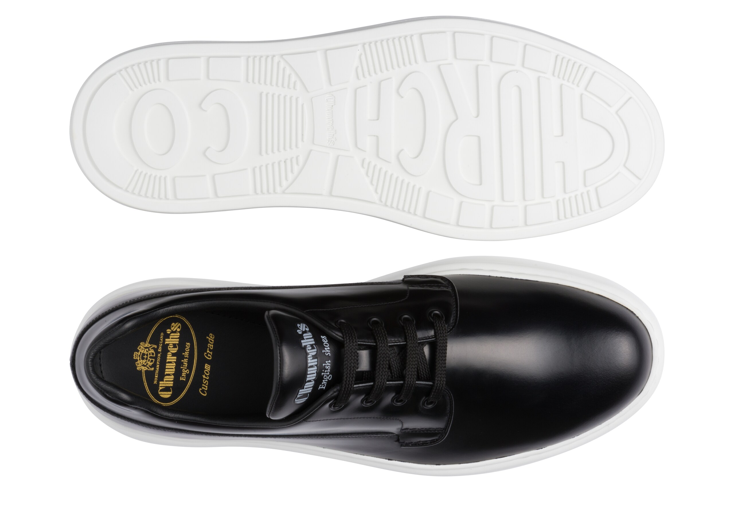 Mach 7 Church's Sneaker in Vitello Rois Nero