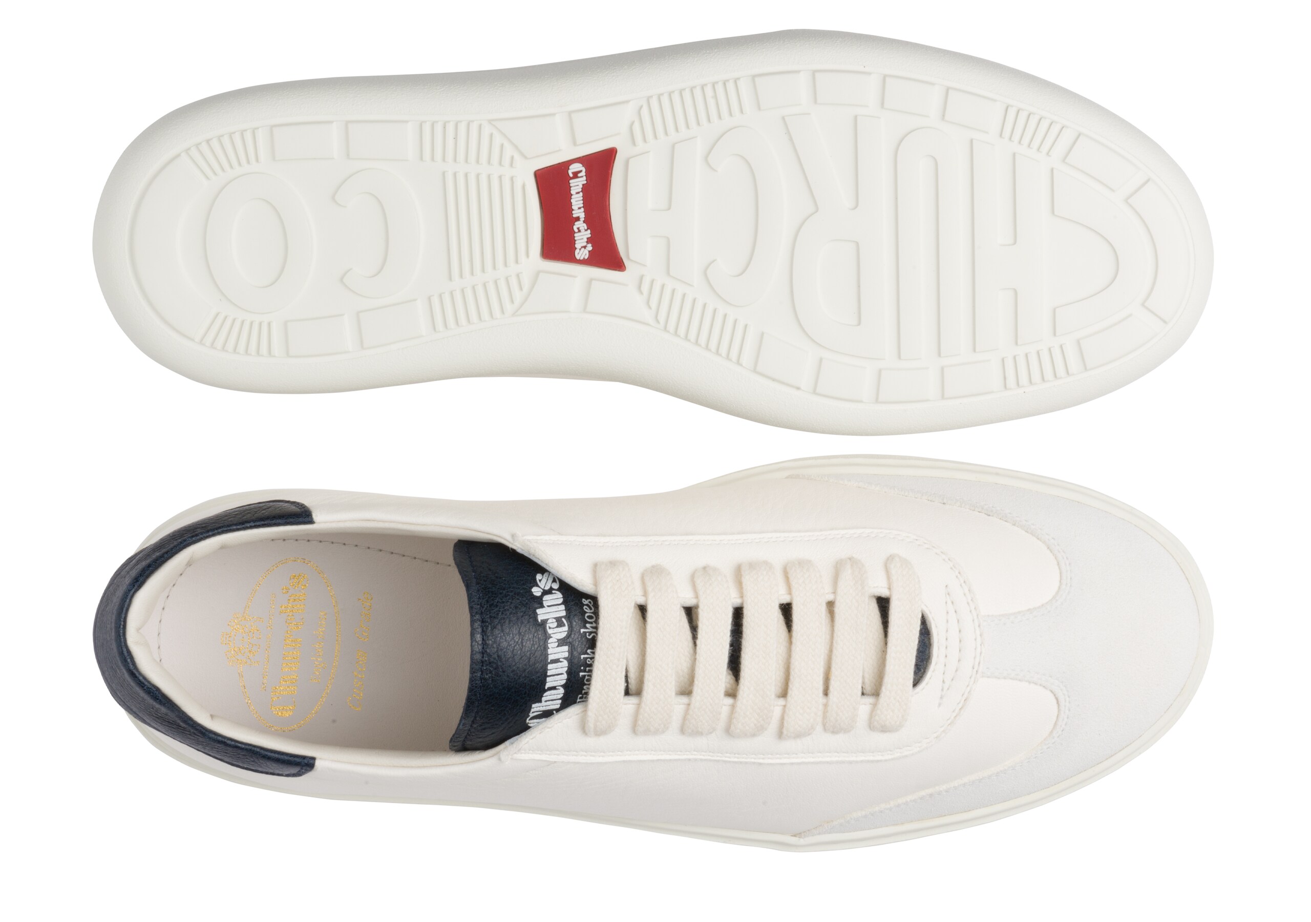 Boland 2 Church's Deerskin and Suede Classic Sneaker Neutral