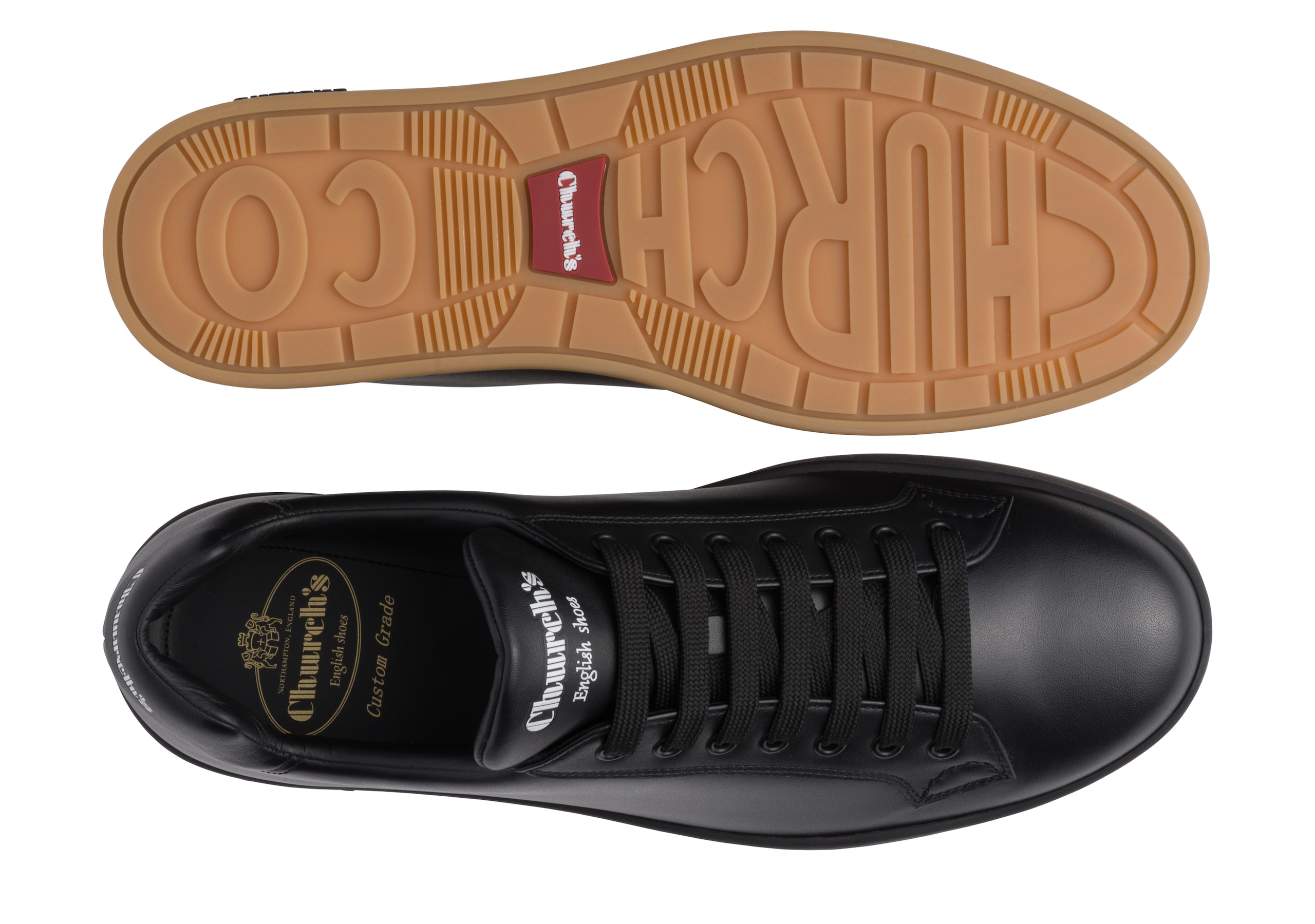 Ludlow Church's Soft Calf Leather Sneaker Black