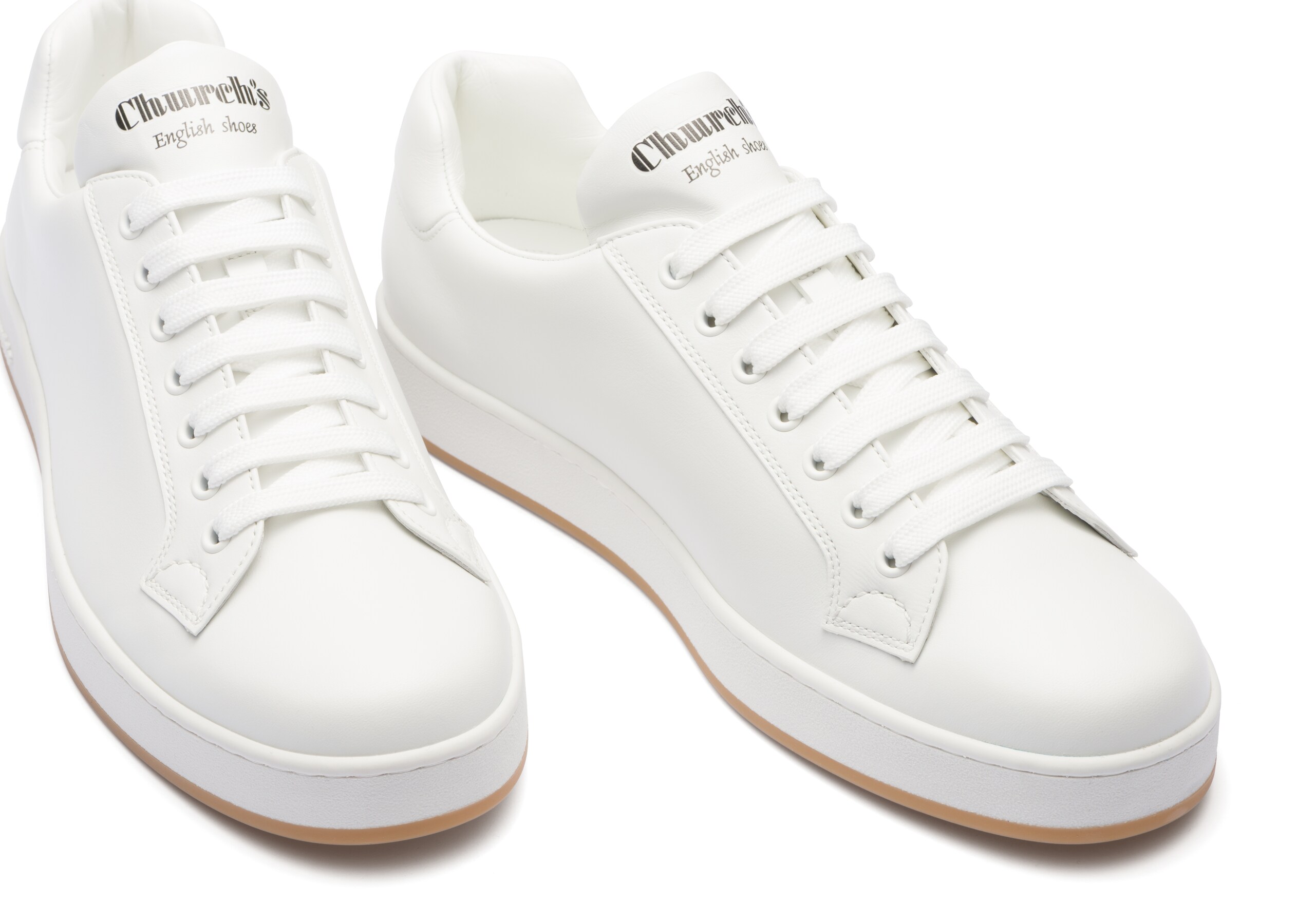 Ludlow Church's Soft Calf Leather Sneaker White
