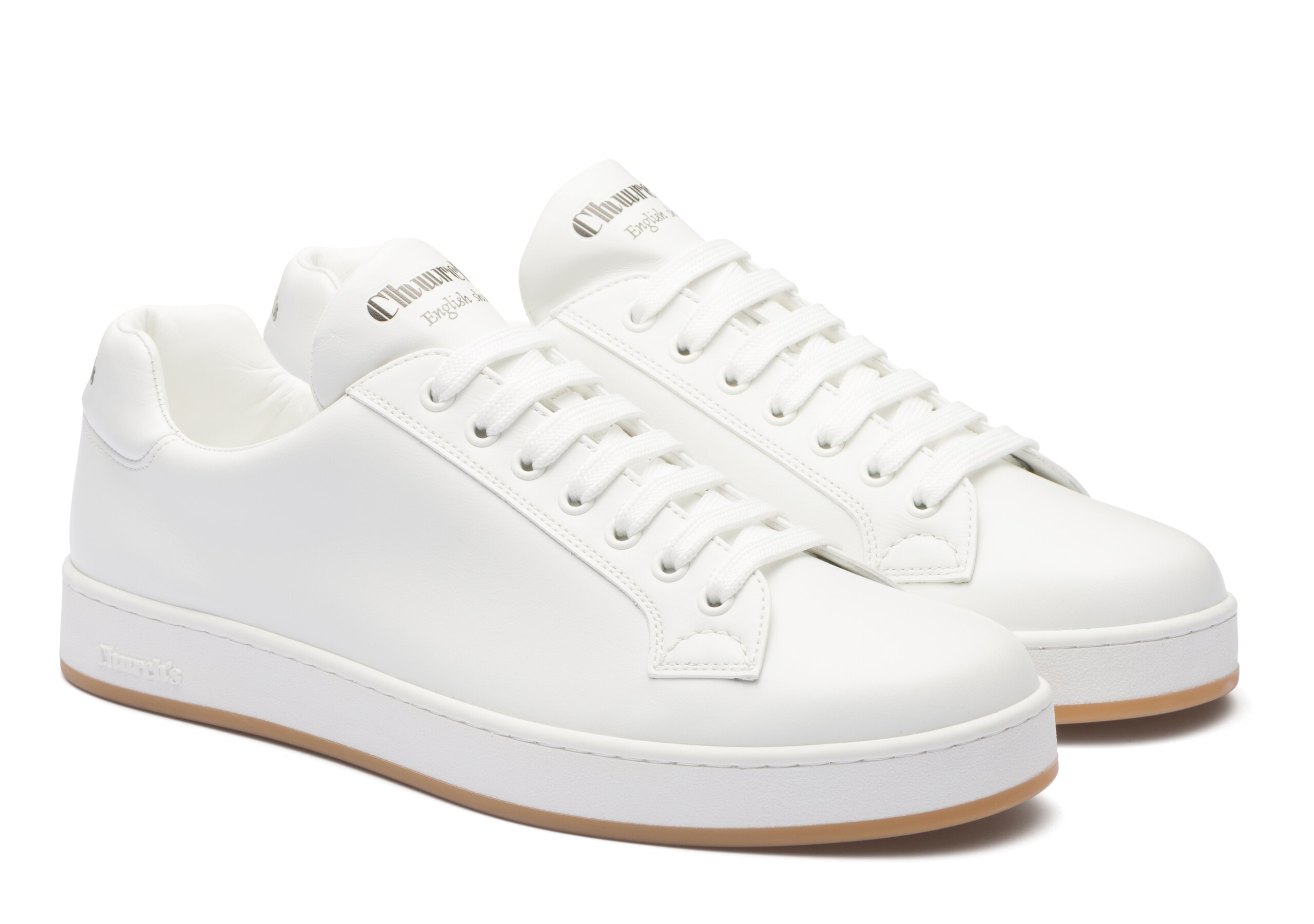 Ludlow Church's Soft Calf Leather Sneaker White
