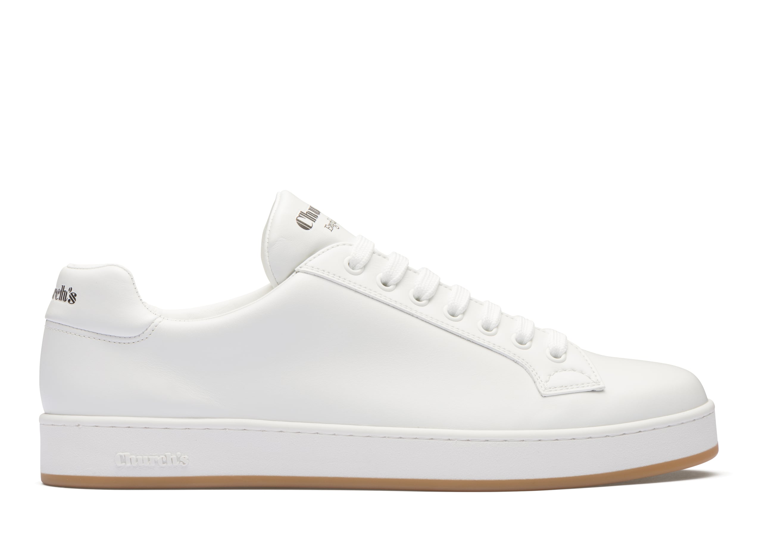 Ludlow Church's Soft Calf Leather Sneaker White
