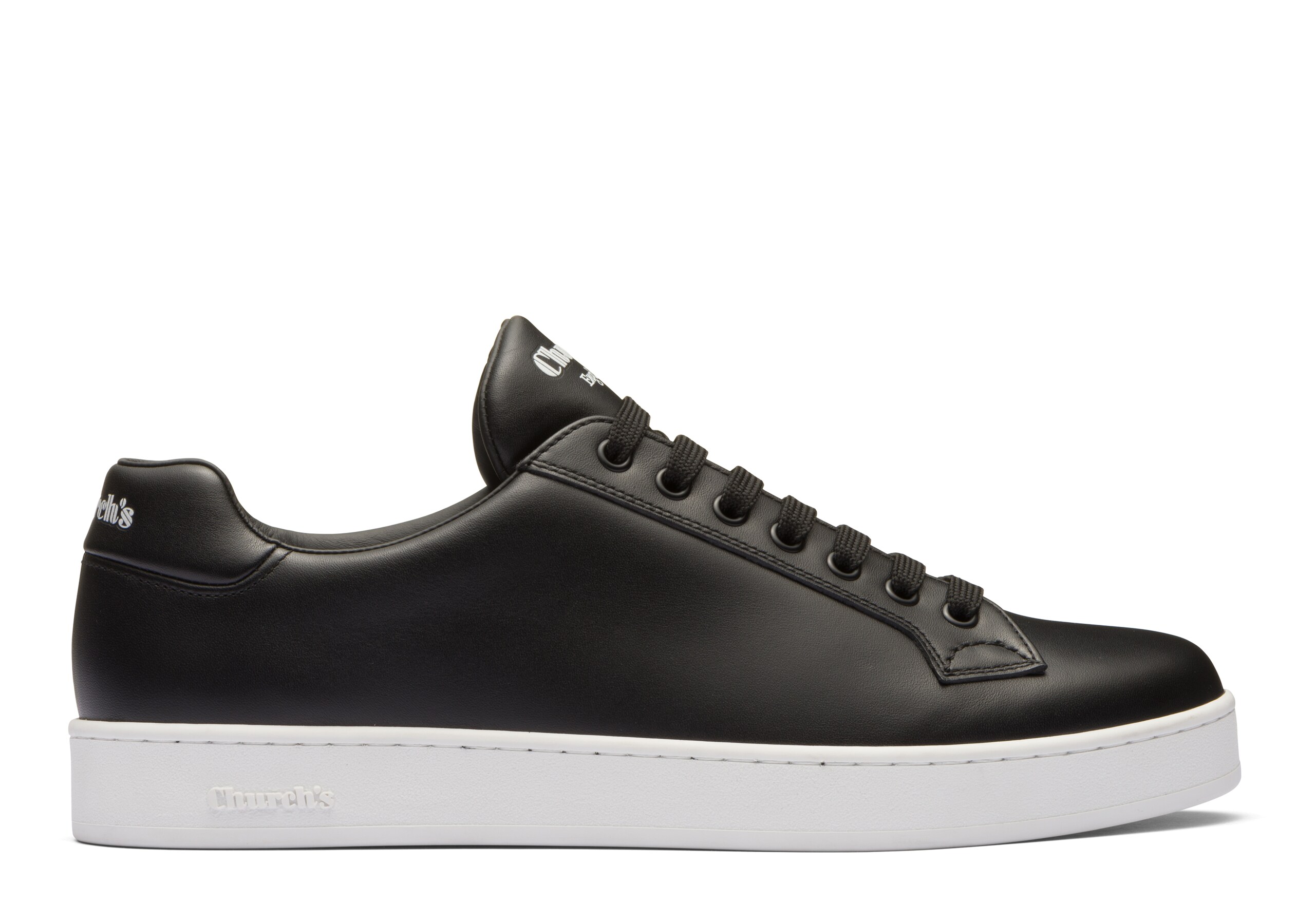 Ludlow Church's Basket en cuir de veau doux Noir