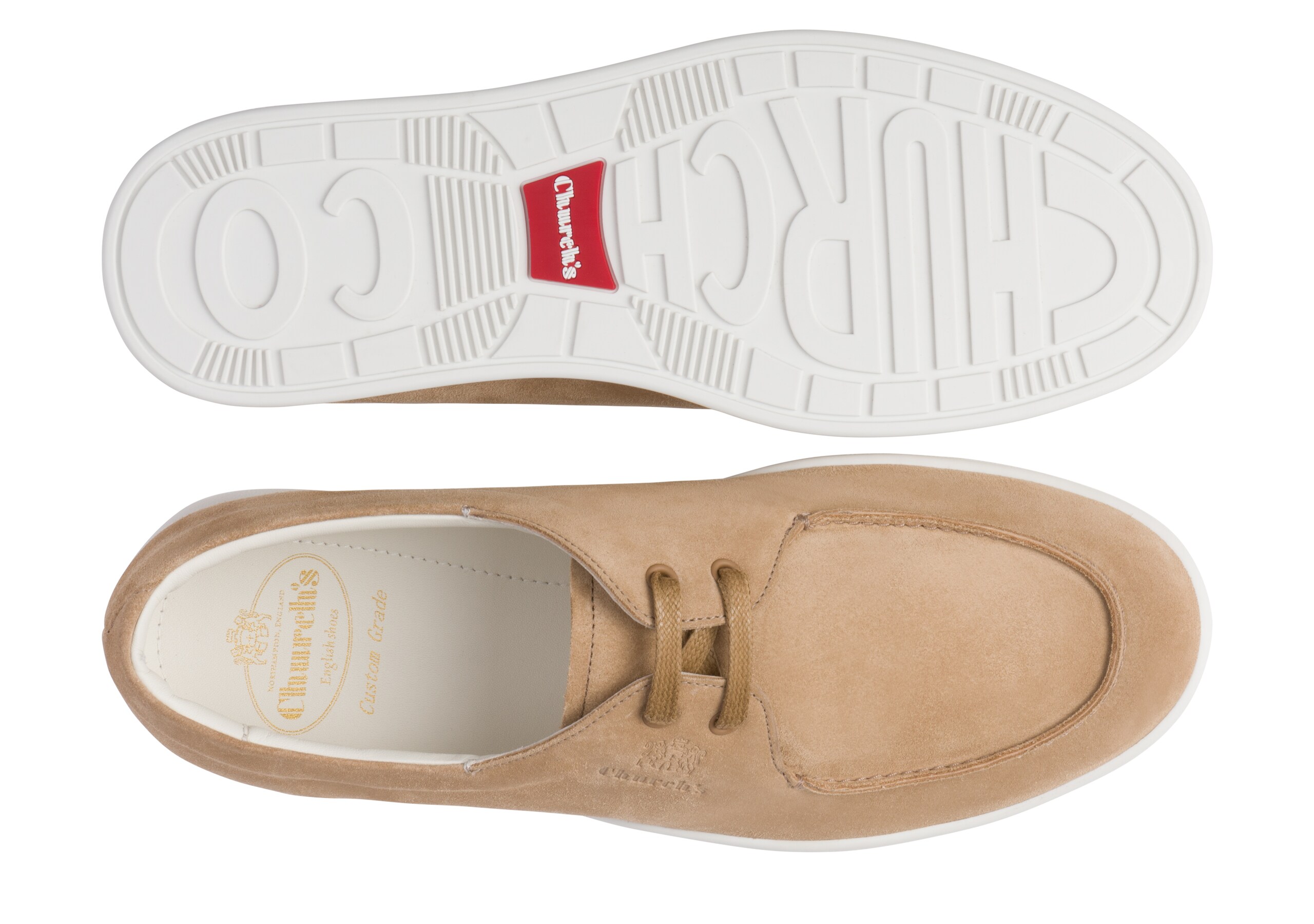 Longsight Church's Sneaker in Pelle Scamosciata Neutro