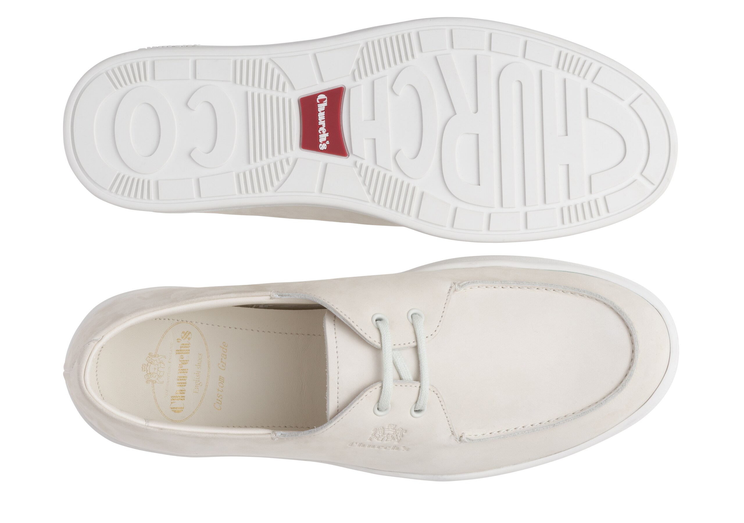 Longsight Church's Nubuck Sneaker White