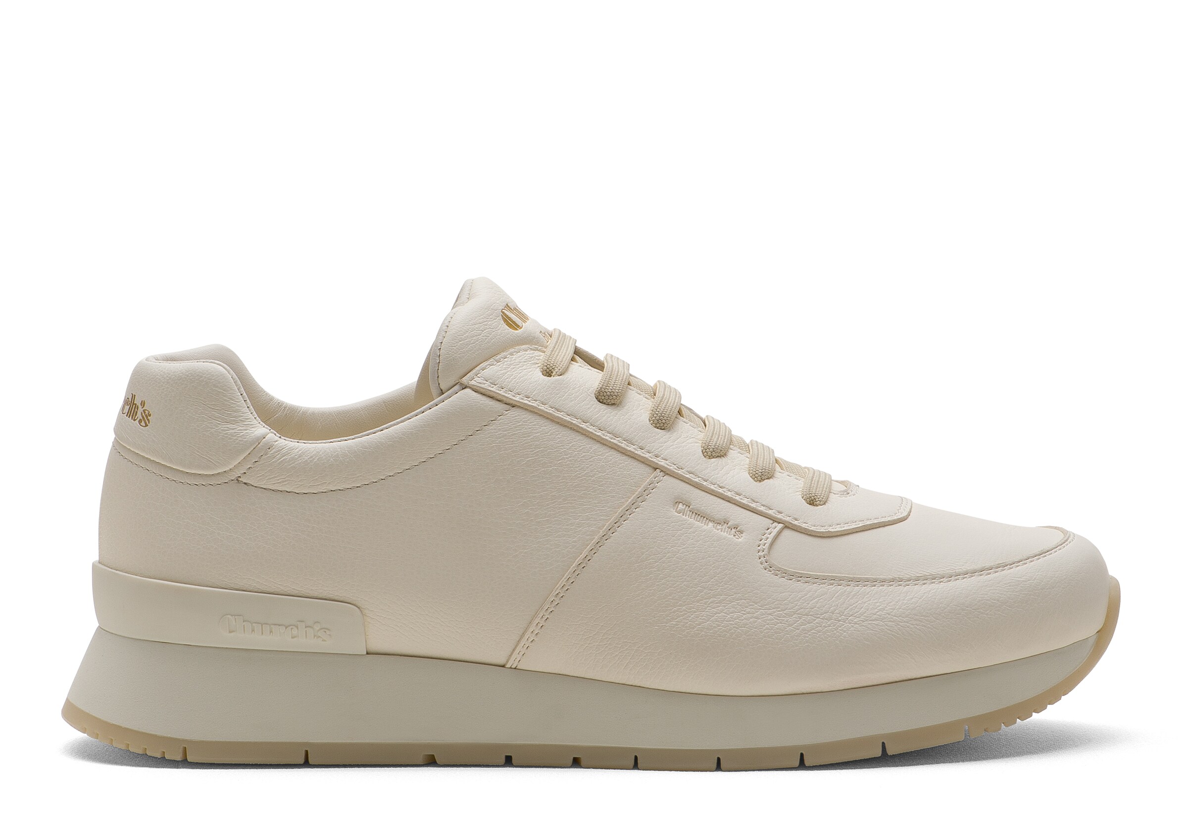 Church Deerskin Slip-on Sneaker, Man, Ivory, Size 11