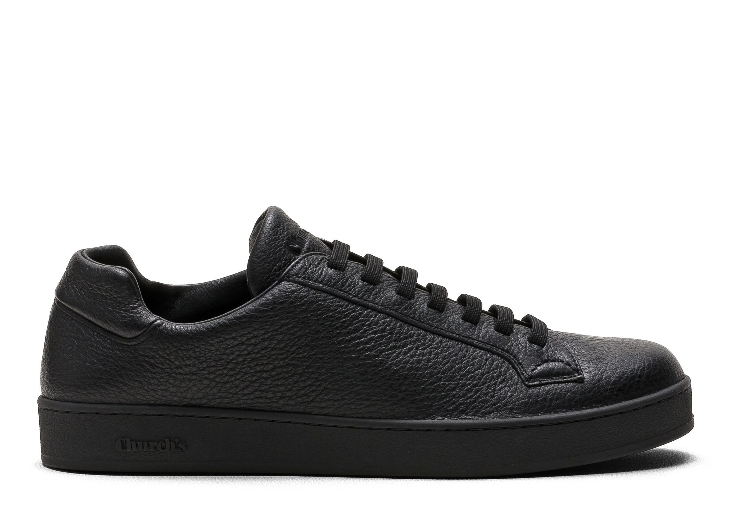 Church Deerskin Sneaker, Man, Black, Size 7