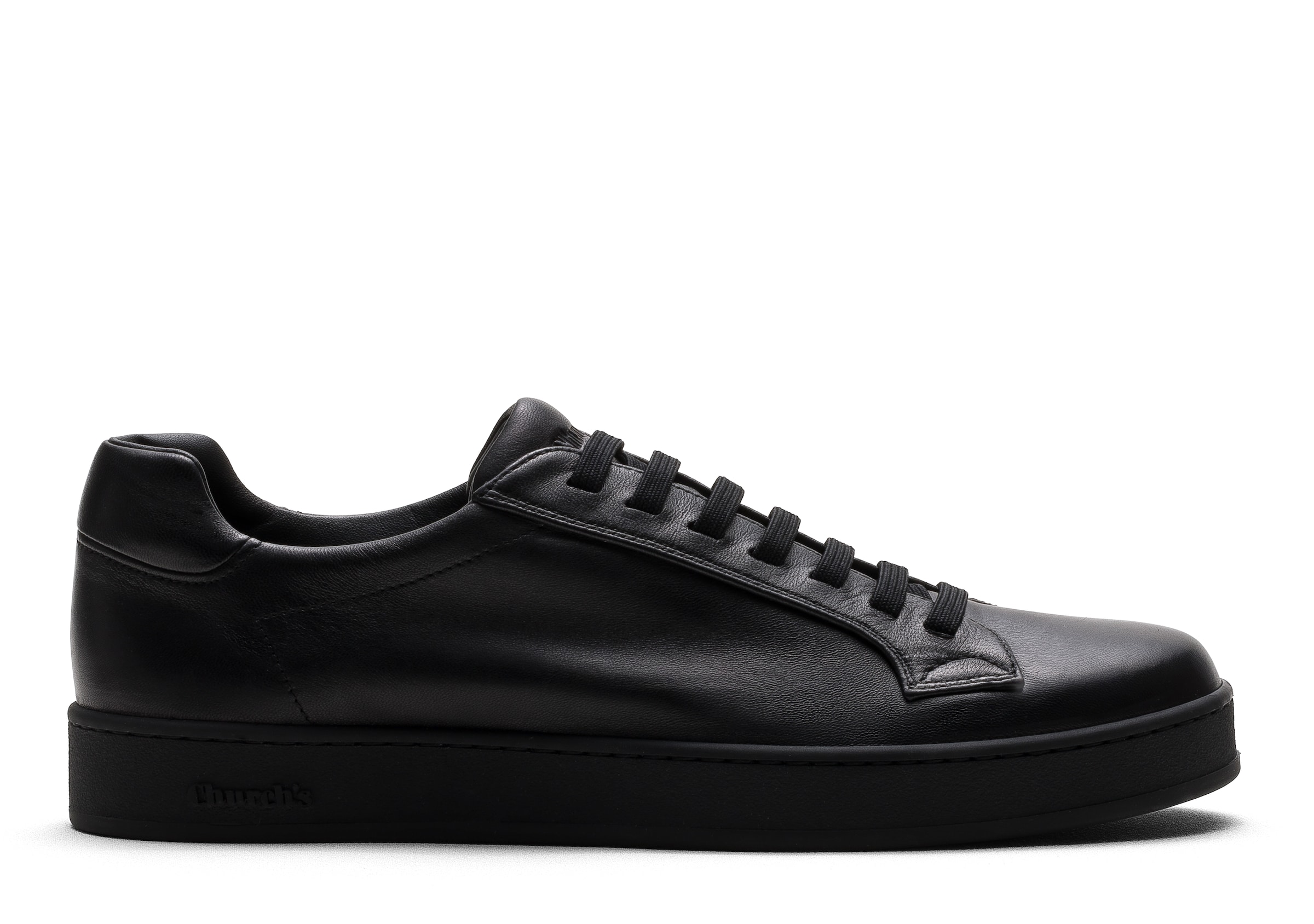 Church Nappa Leather Slip-on Sneaker, Man, Black, Size 8,5