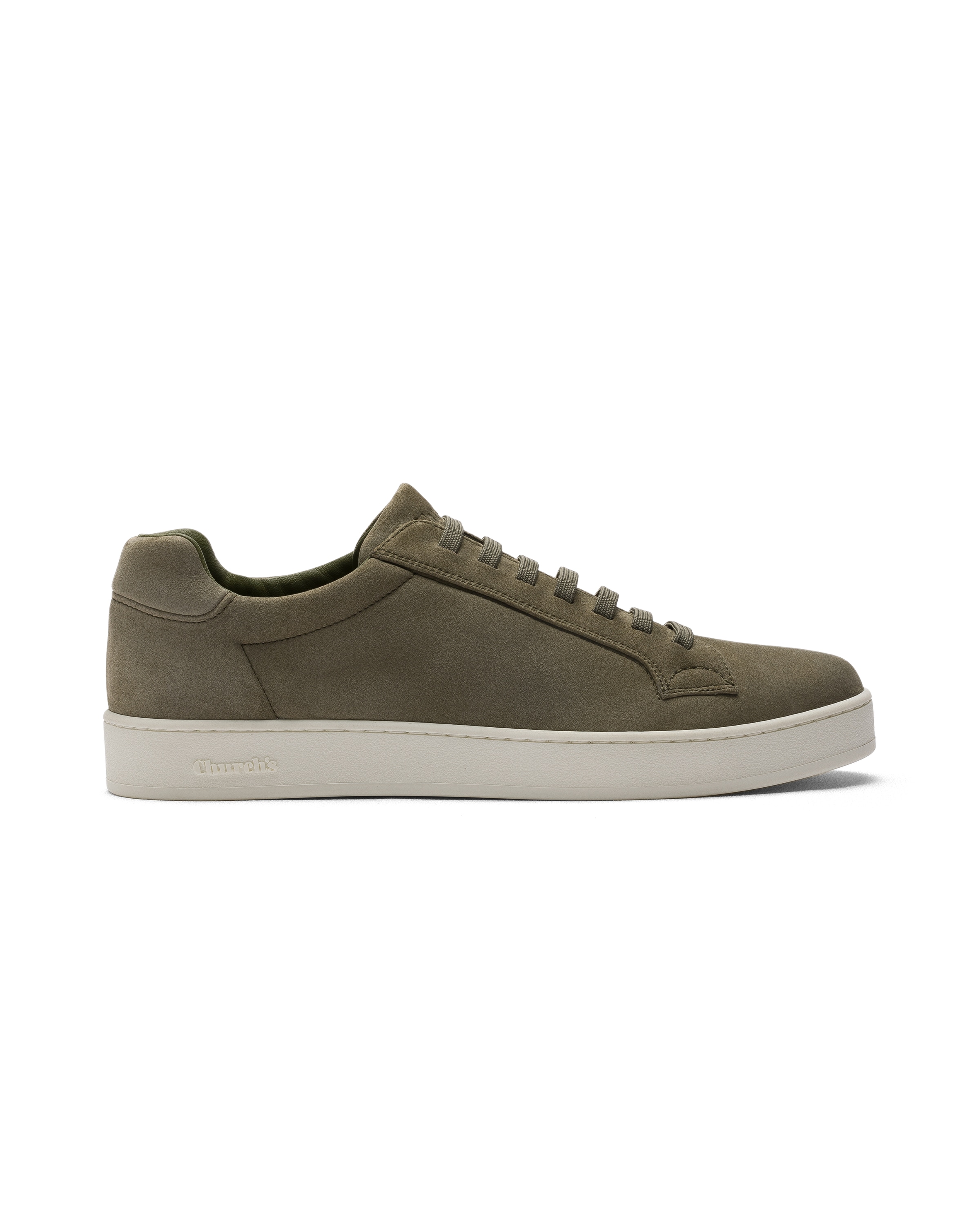 Church Nubuck Slip-on Sneaker, Man, Military, Size 5,5