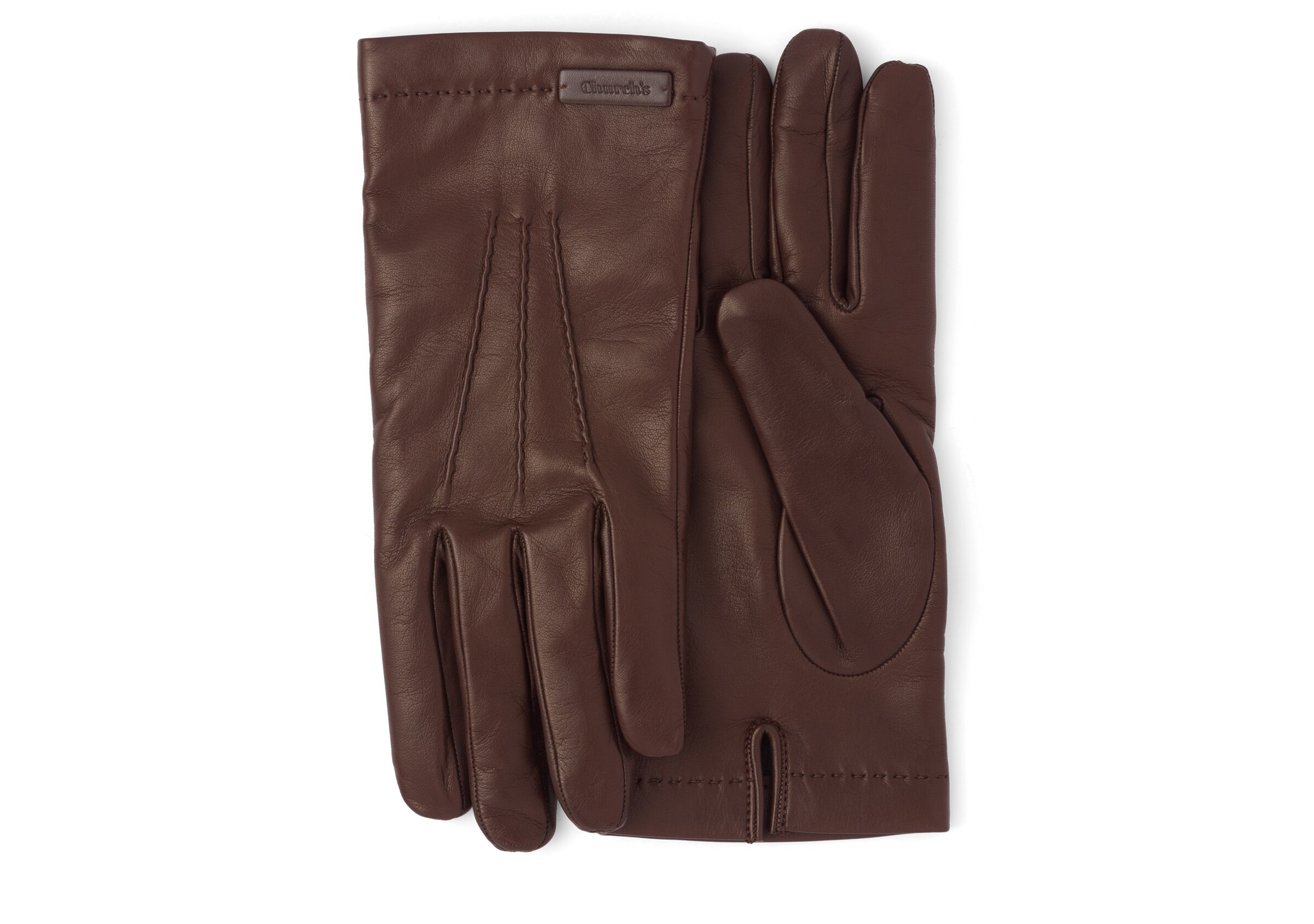 Church Gants En Cuir Nappa Pour Homme, Homme, Marron, Taille 8,5