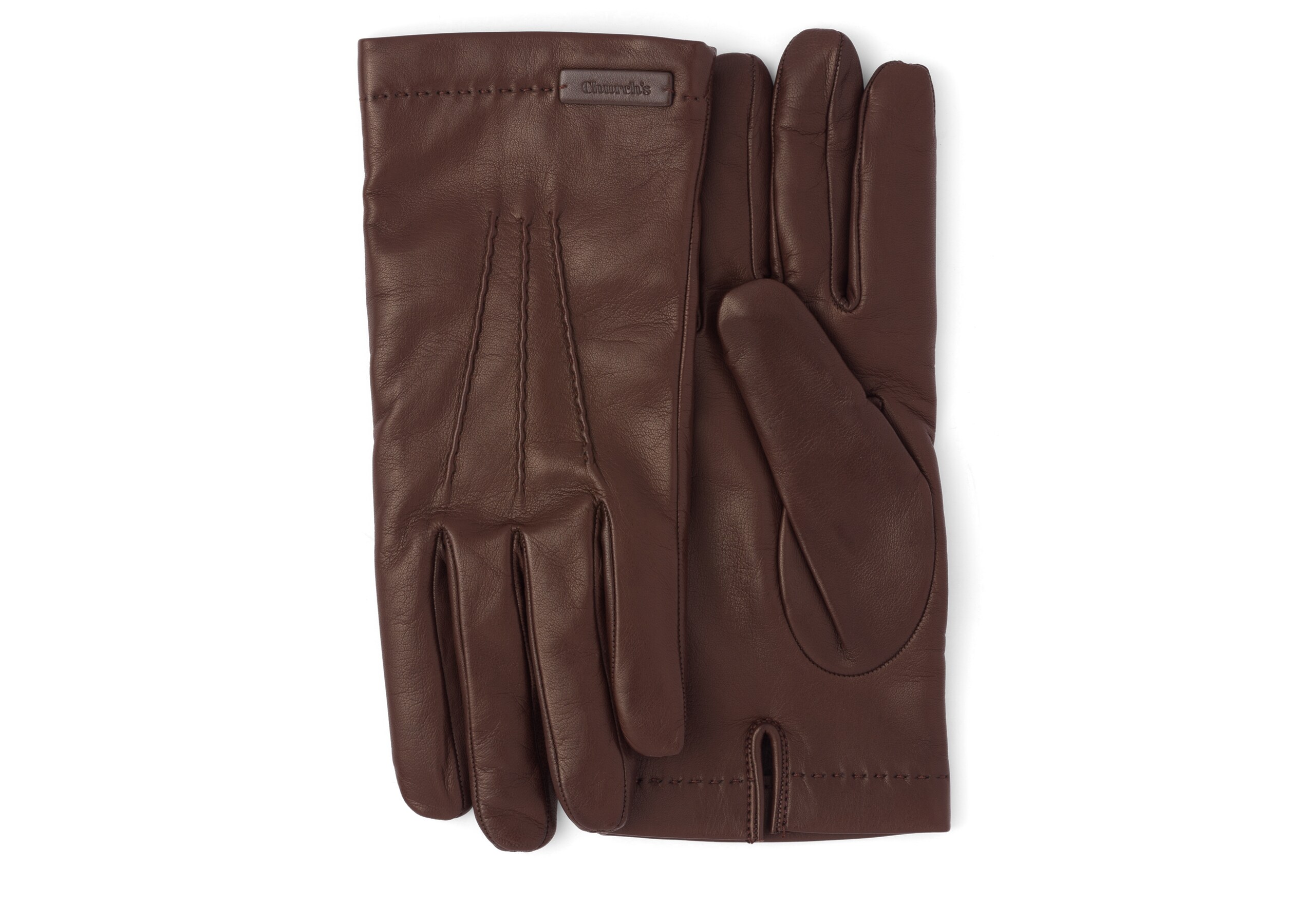 Mens nappa leather gloves Church's Nappa Leather Men's Gloves Brown