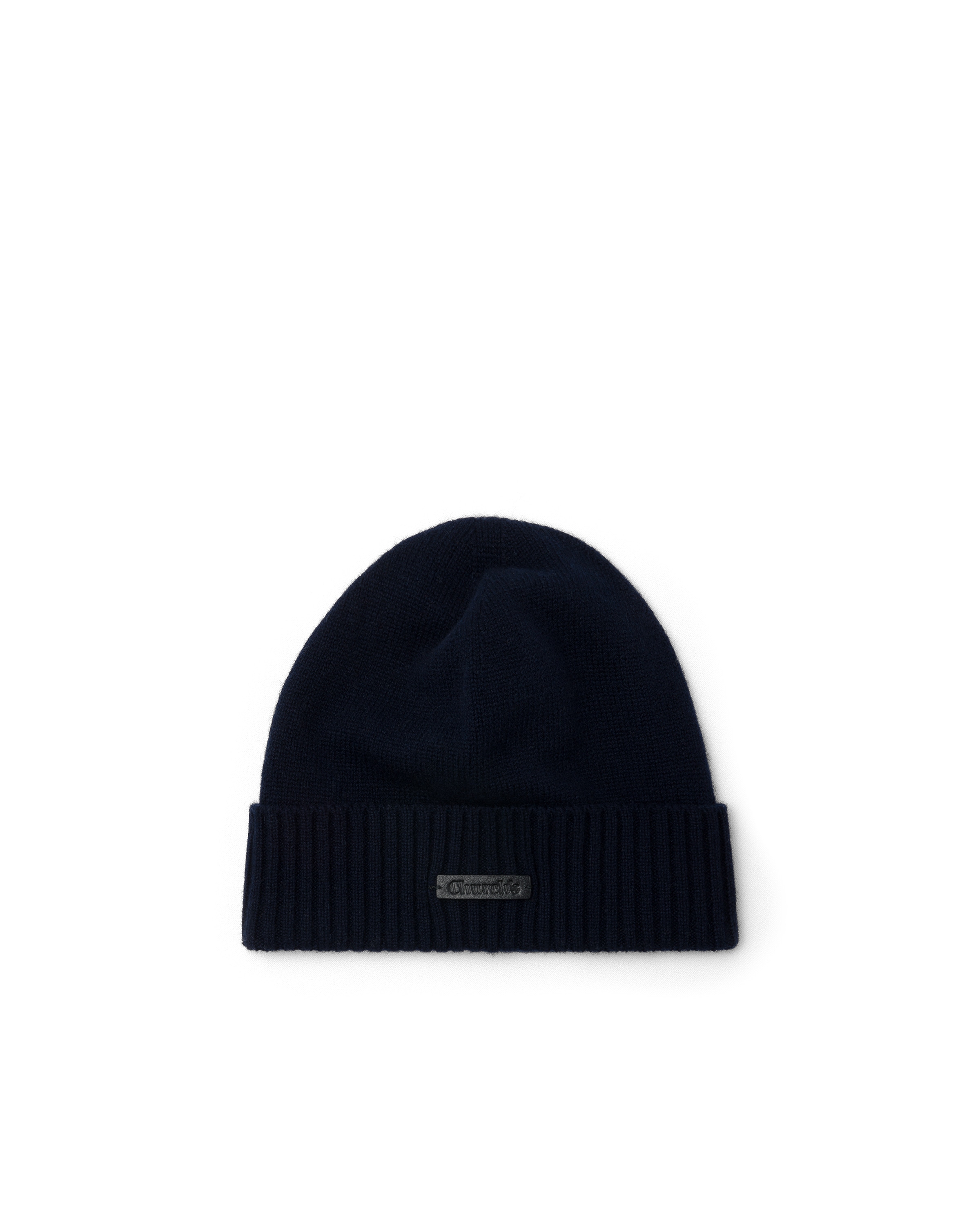 Church Cashmere Beanie, Man, Navy, Size M