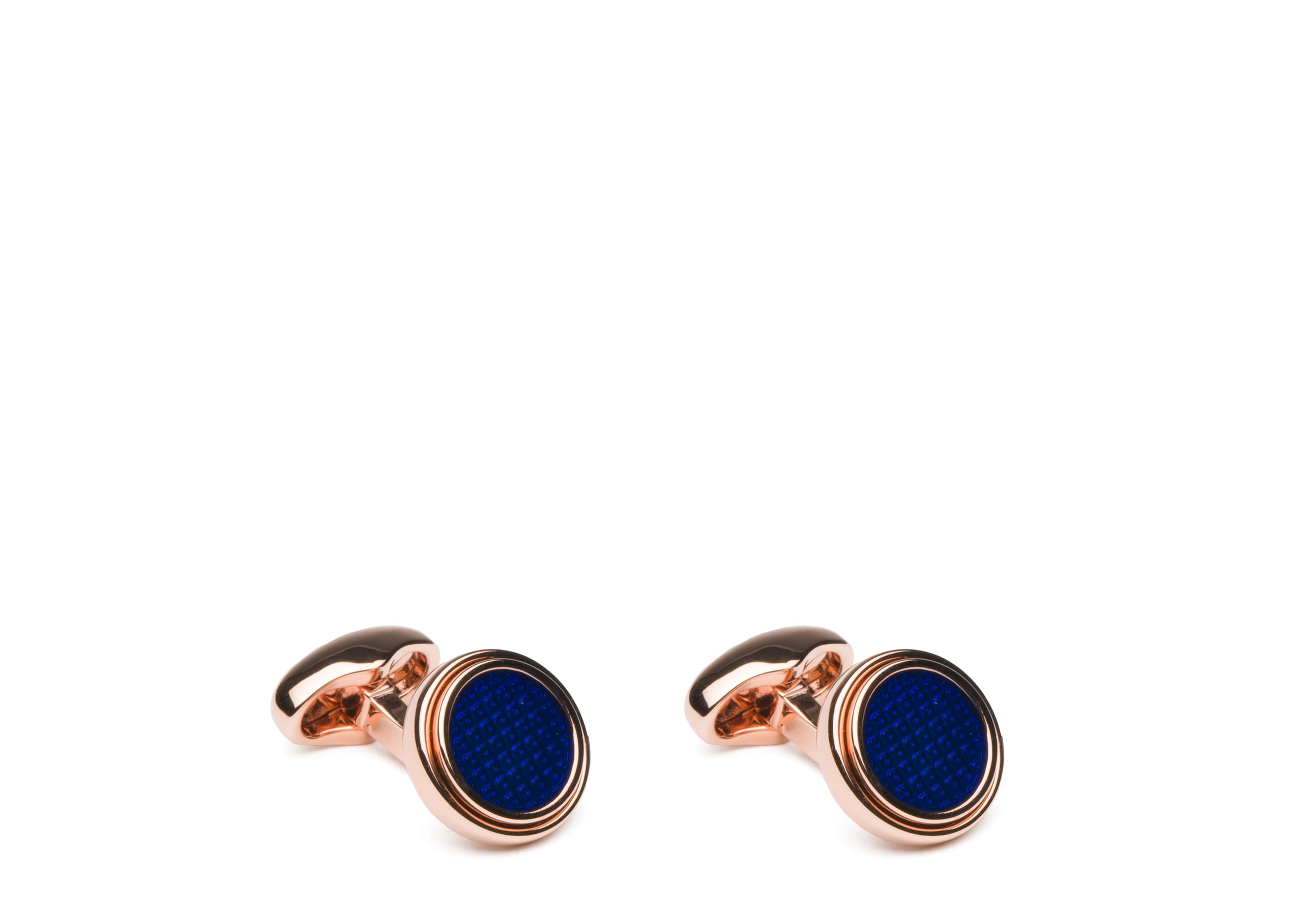Step cufflinks round Church's Étape Boutons De Manchette Rond Rose