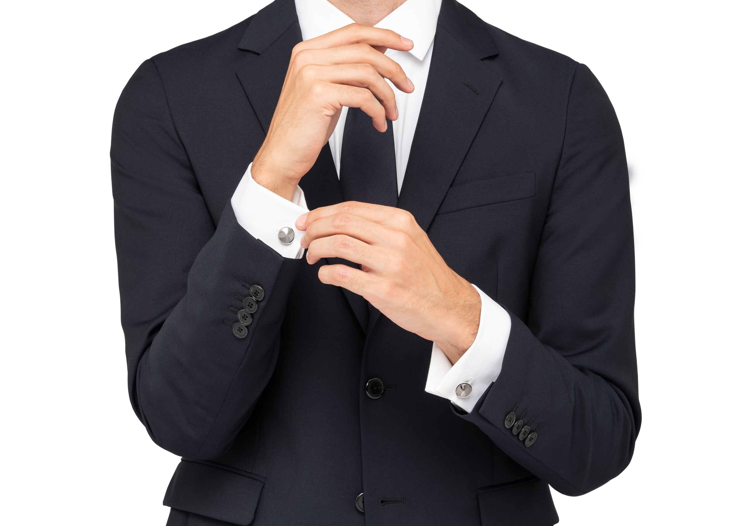 Gatsby wheel cufflinks Church's BOUTONS DE MANCHETTE GATS Or/argent