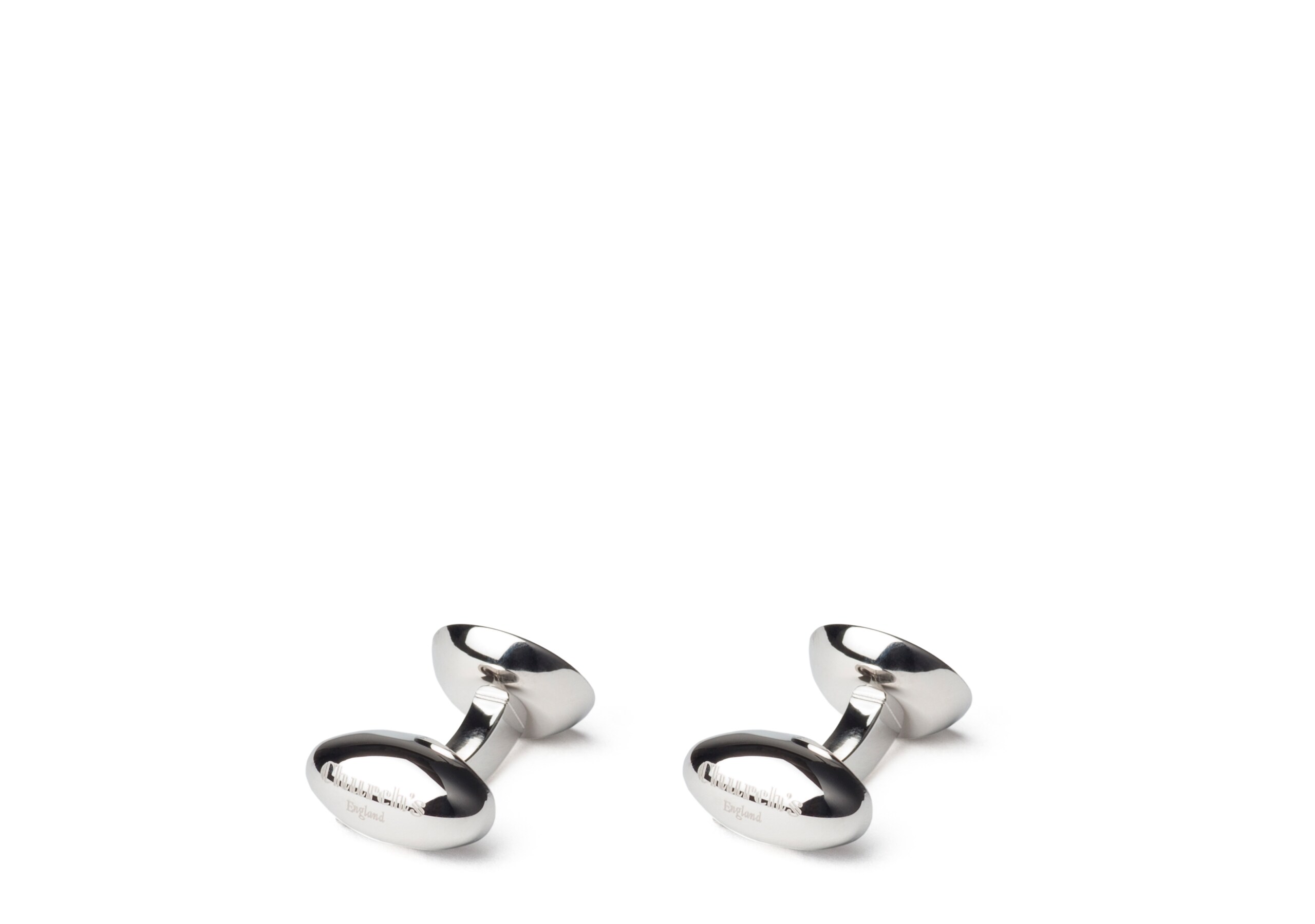 Galileo jet cufflink Church's Swarovski et Plaqué Rhodium Gris