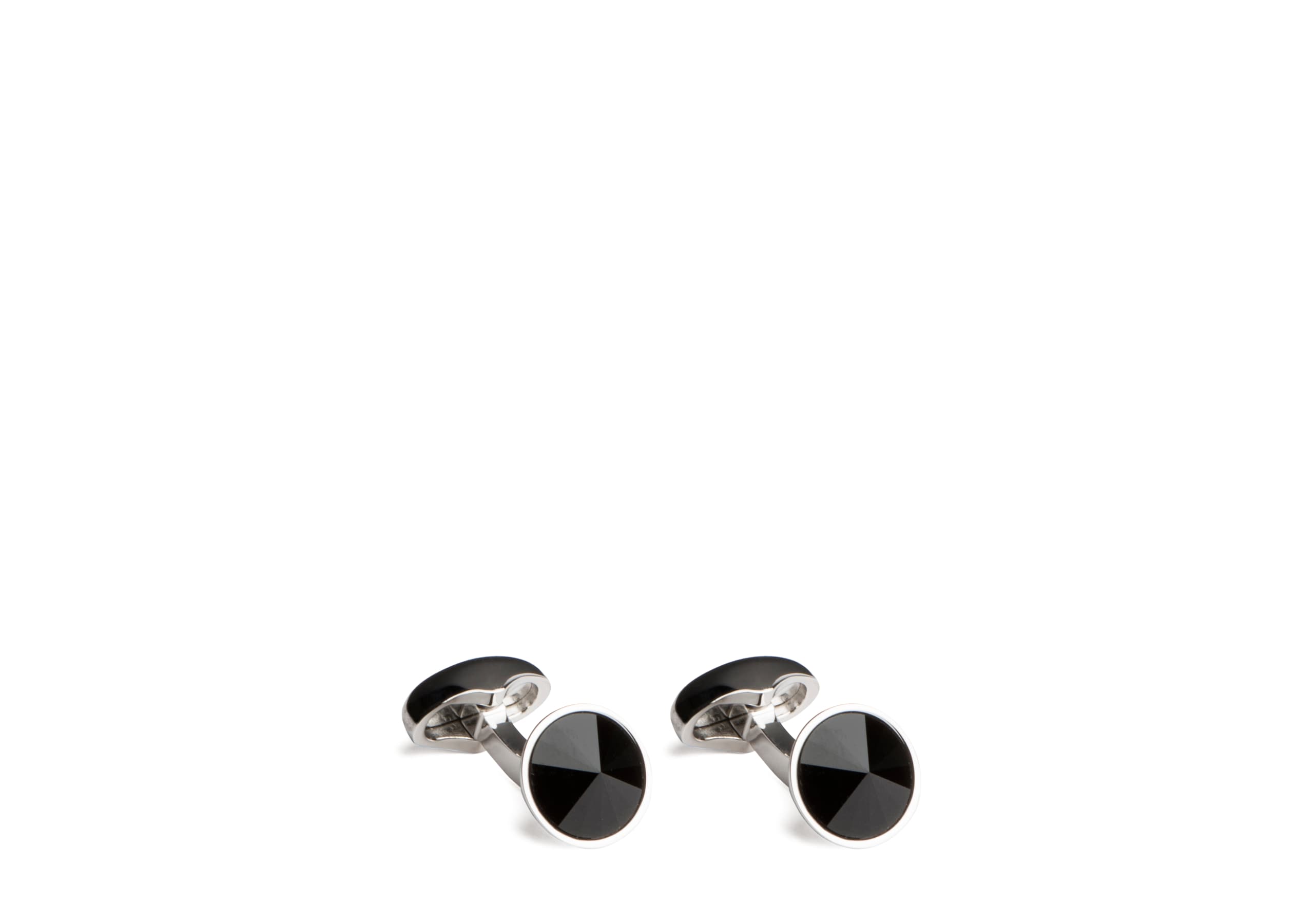 Galileo jet cufflink Church's Swarovski et Plaqué Rhodium Gris