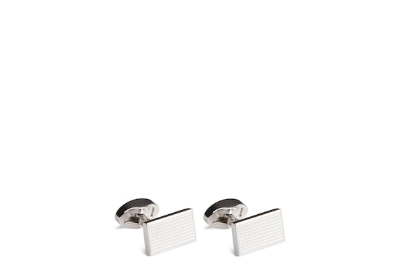 Church's Gatsby cufflink Rhodium Plated Textured Silver
