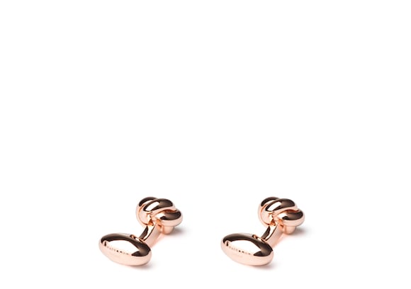 Church's Knotted cufflink Rhodium Plated Knot Rose gold